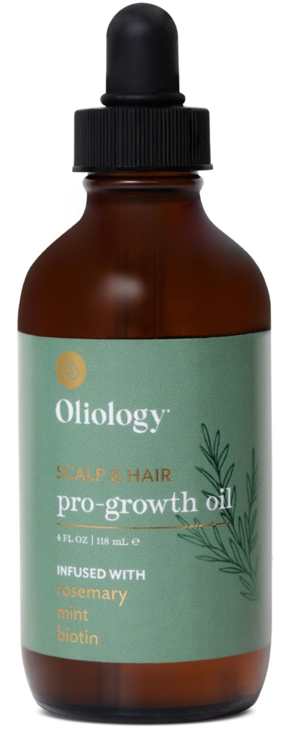 Oliology Scalp & Hair Oil  Nourishing & Strengthening Formula with Rosemary Mint & Biotin | Lightweight & NonGreasy | Adds Shi