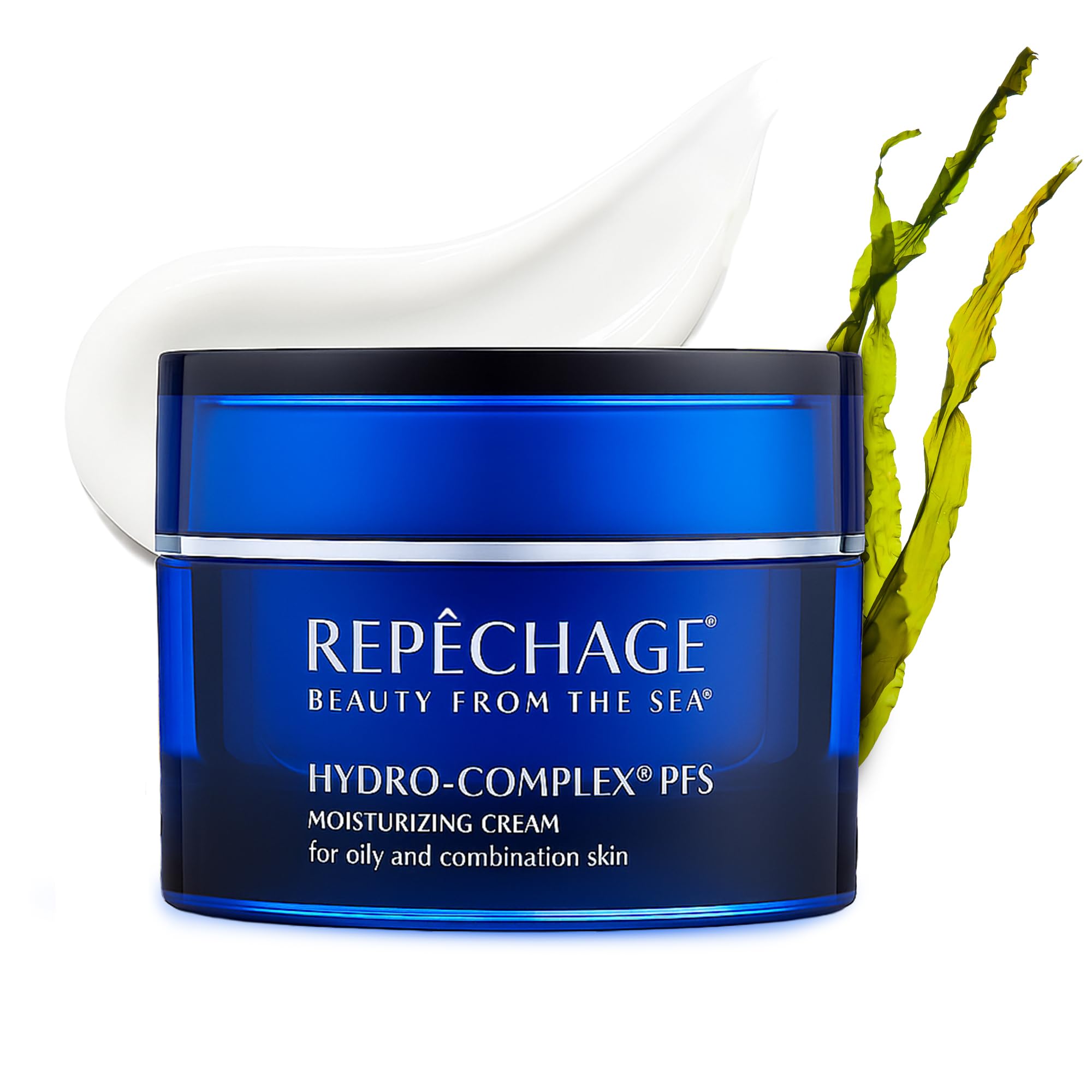 Repechage Hydro-Complex PFS Hydrating Face Cream for Oily & Combination Skin - Non-Comedogenic Moisturizer with Seaweed Extract,