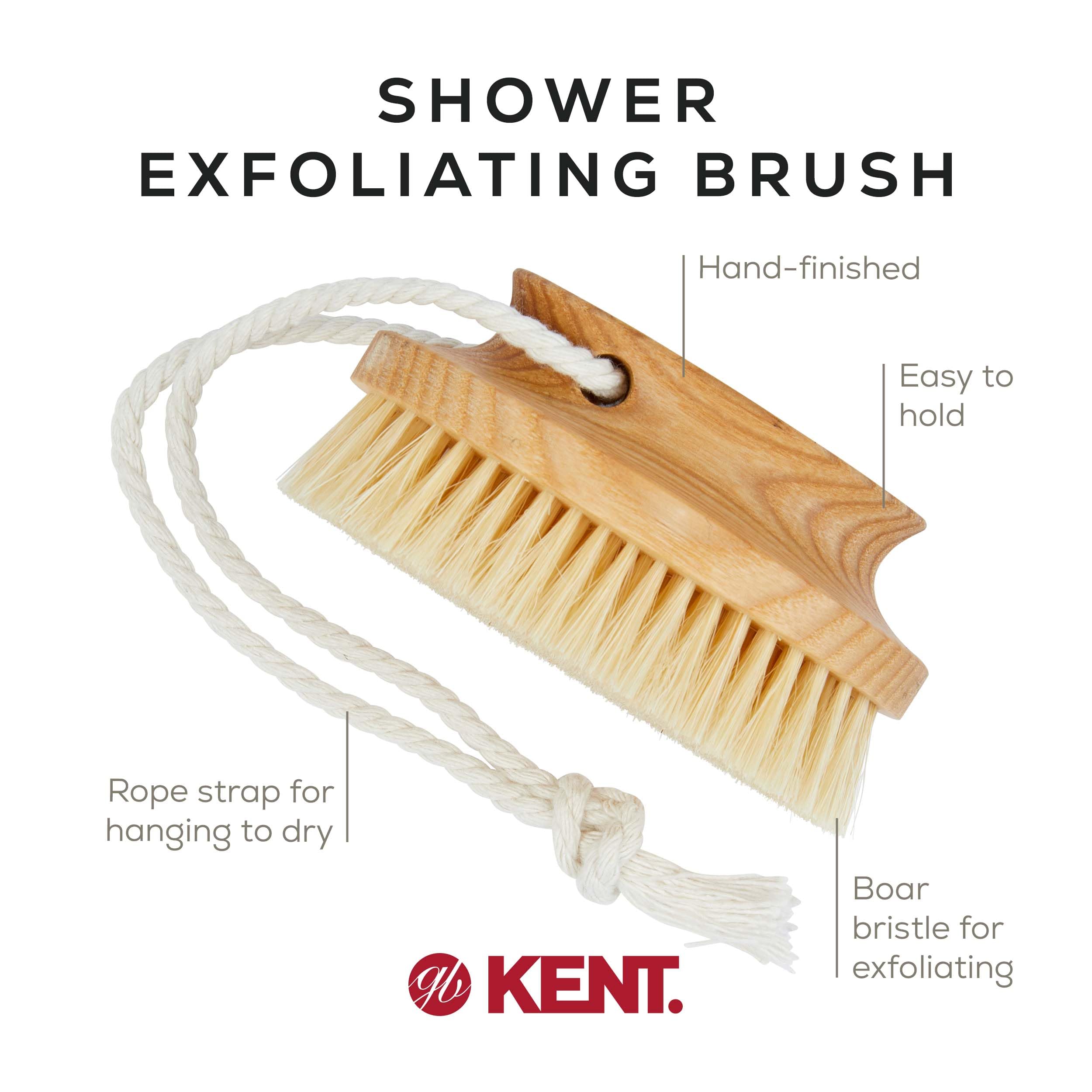 Kent Beech Wood Shower/Exfoliating Brush - Fd11 (Pack Of 1)