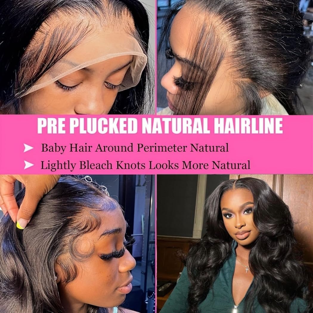 220 Density Hd Lace Frontal Wig 13X6 Lace Front Wigs Human Hair Wigs For Black Women Body Wave Lace Front Wigs Human Hair Pre Pl