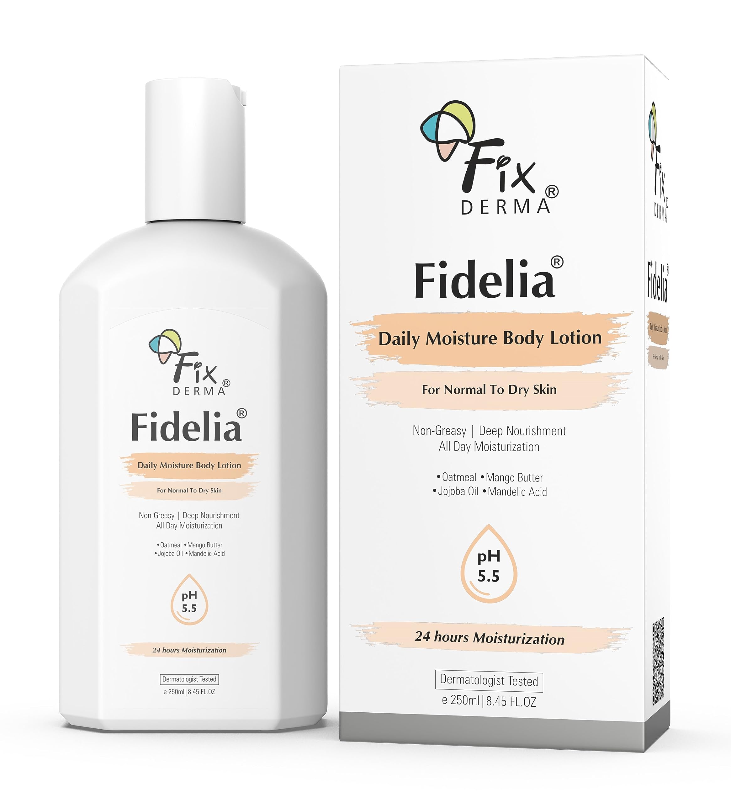 Fixderma Fidelia Daily Moisture Body Lotion | Moisturizer For Face & Body | Body Lotion For Winter | Body Lotion For Women & Men