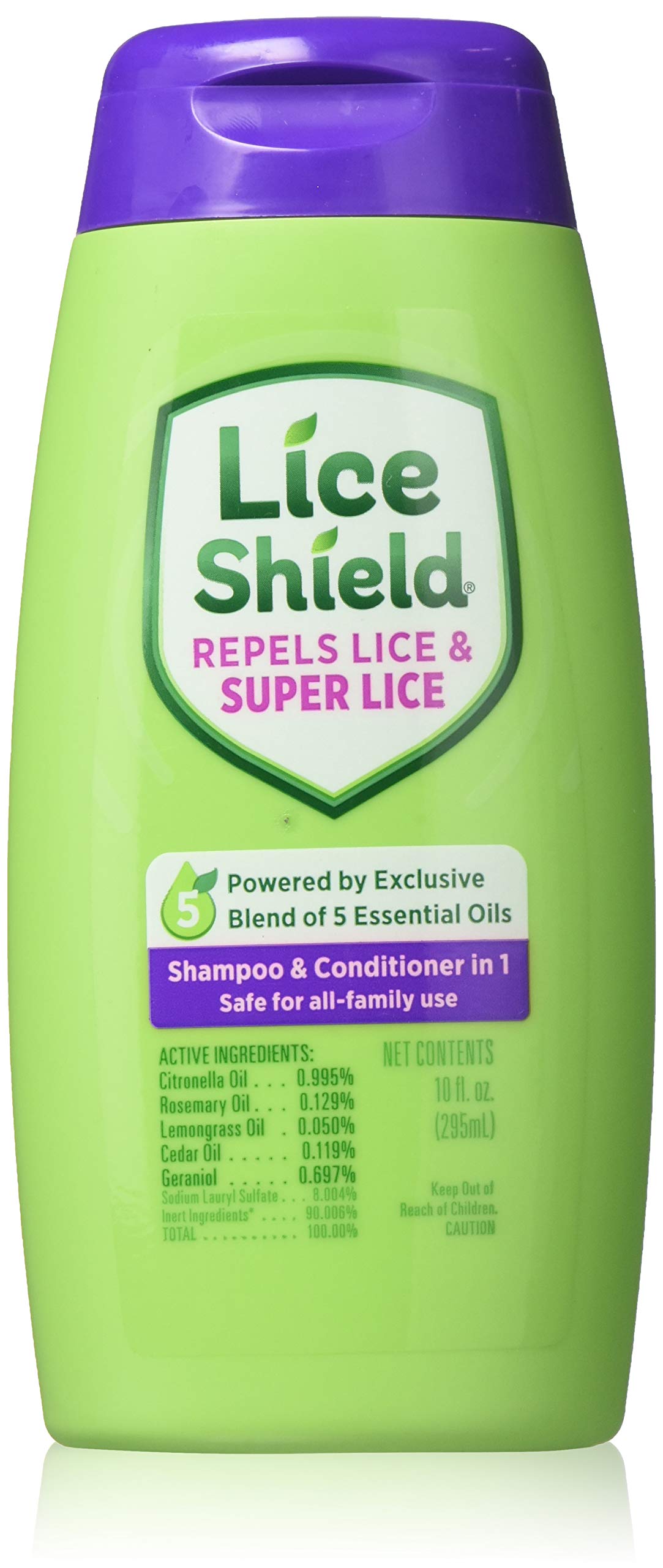 Lice Shield Shampoo And Conditioner In 1, 10 Ounce (Pack Of 3)