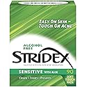 Stri-Dex Daily Care Sensitive With Aloe Pads 90 Each (Pack Of 5)