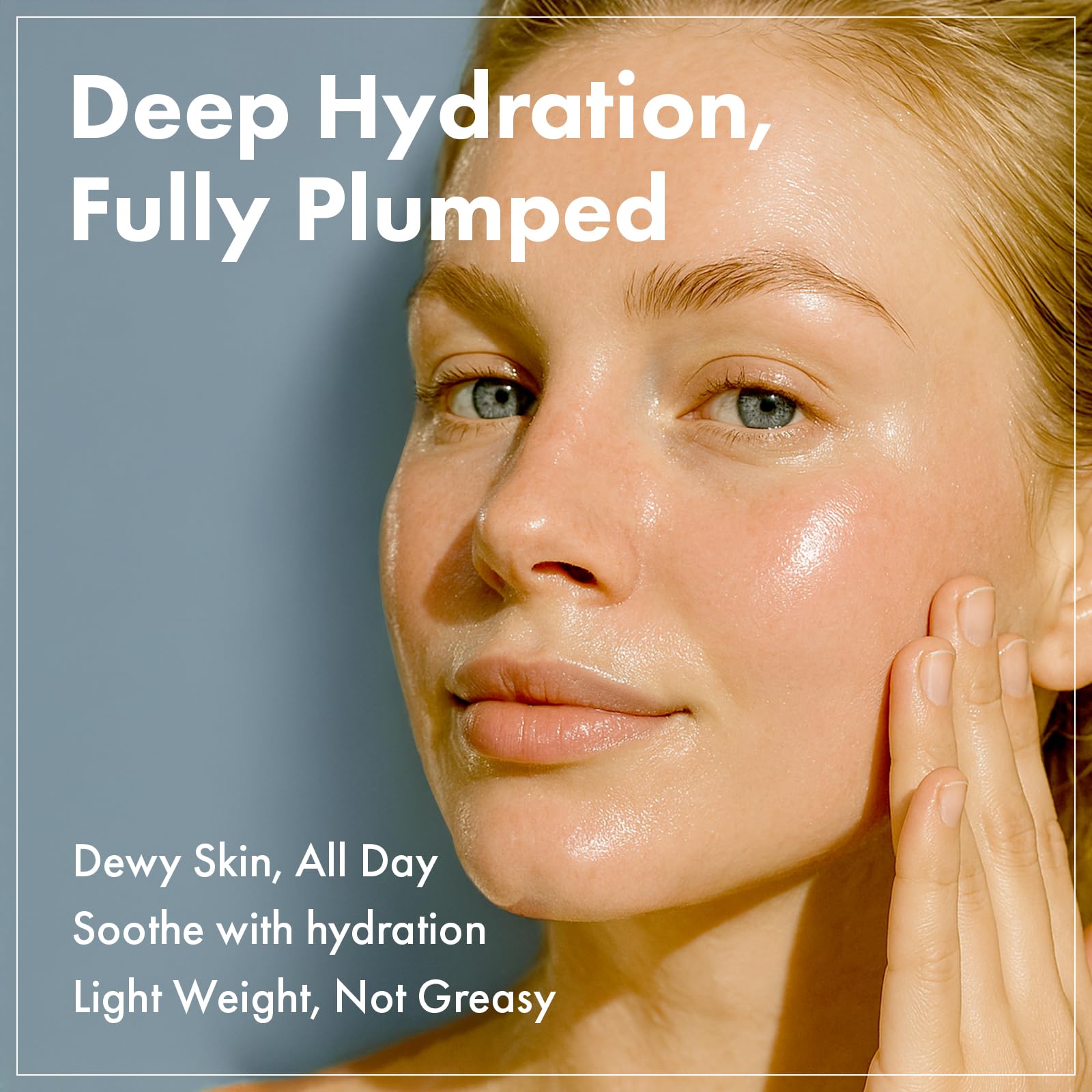 TOSOWOONG Hyaluronic Acid 9 Cream, Vitamin B5, Collagen, Niacinamide, Centella Asiatica Extract, Long-lasting Hydration, Daily M