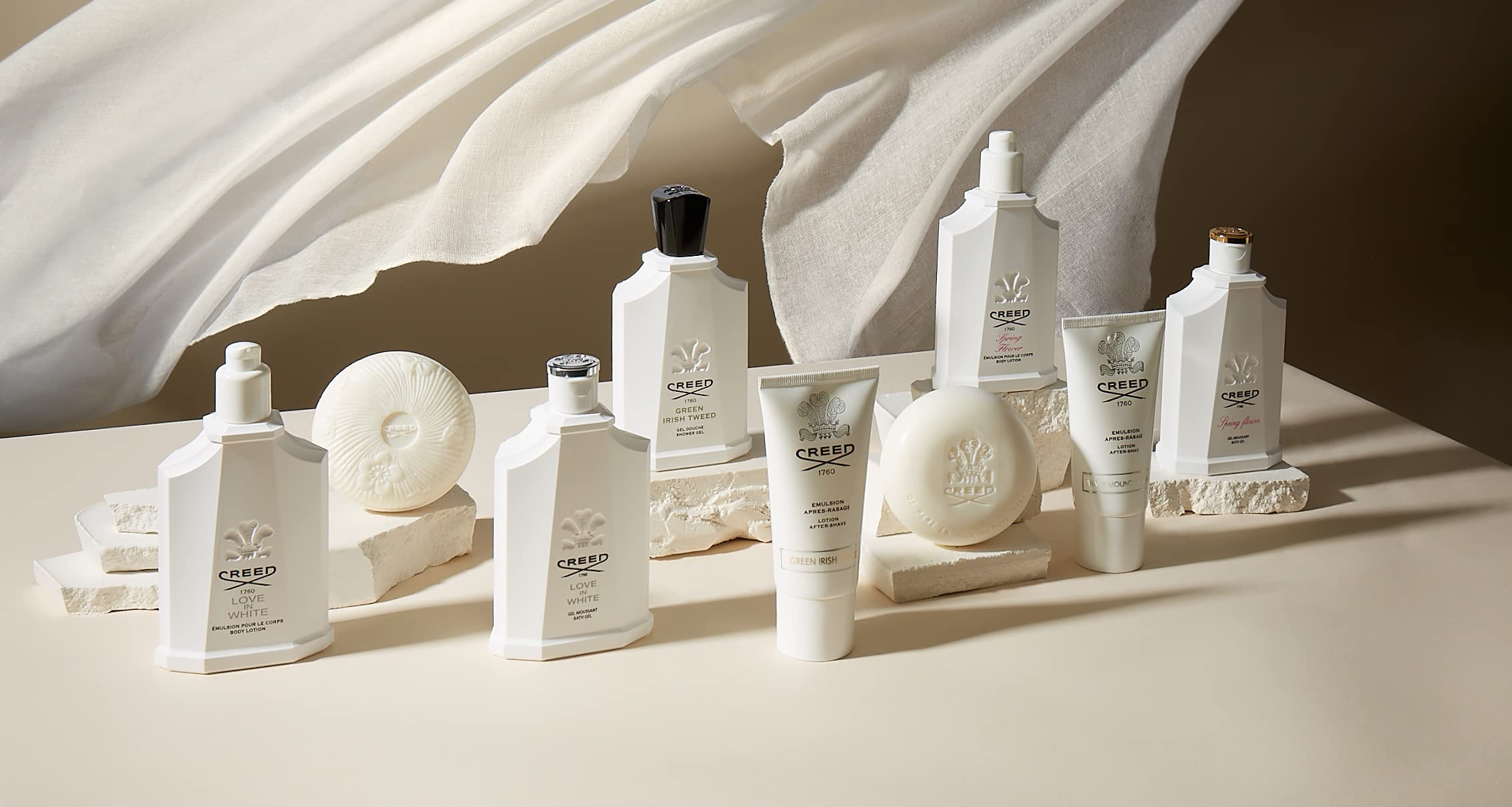 Creed Love in White Bath & Shower Gel, Floral Fresh Body Wash, 200ML, White, Model 8953520403