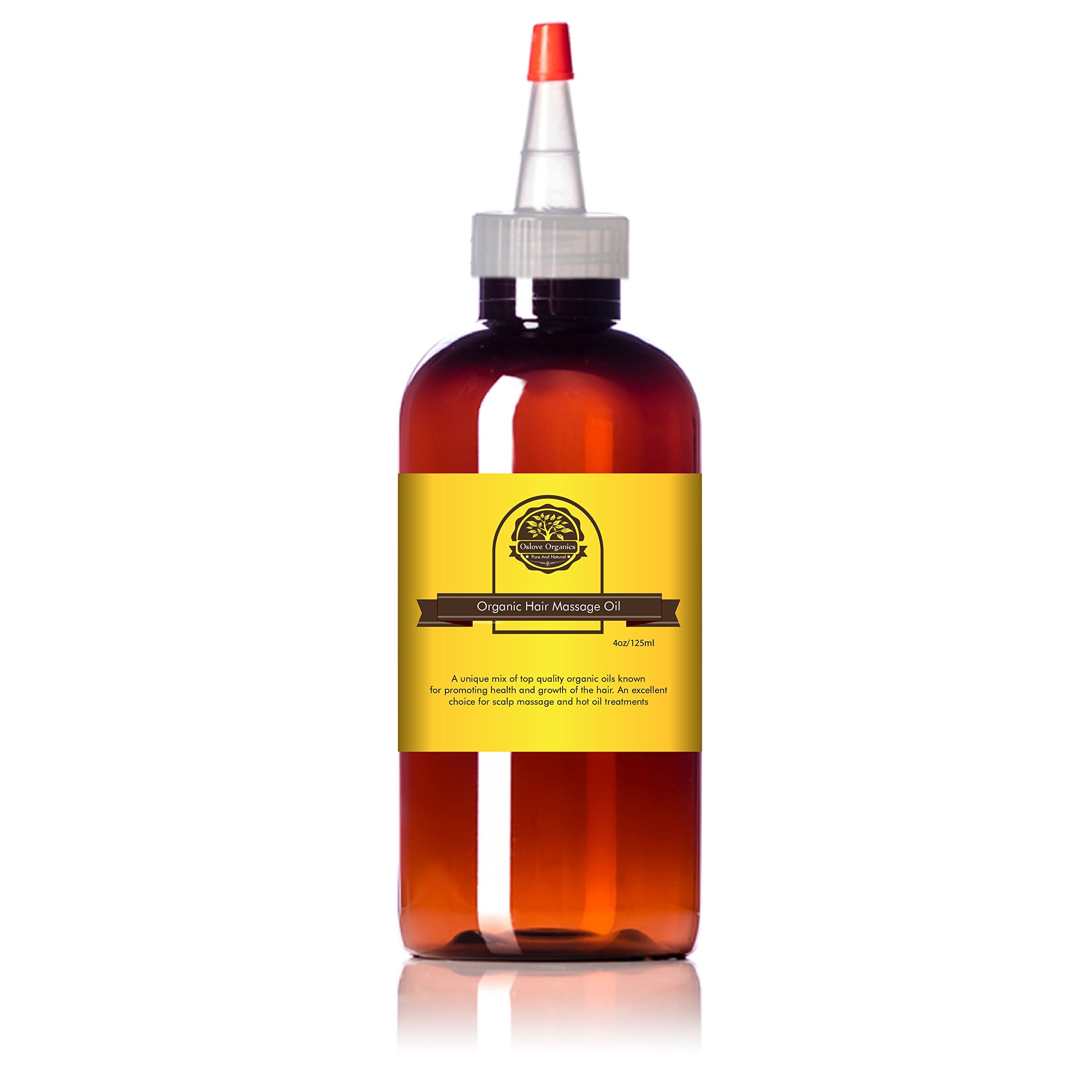 Organic Hair Growth Oil by Oslove Organics Blend of virgin organic oils for fast hair growth