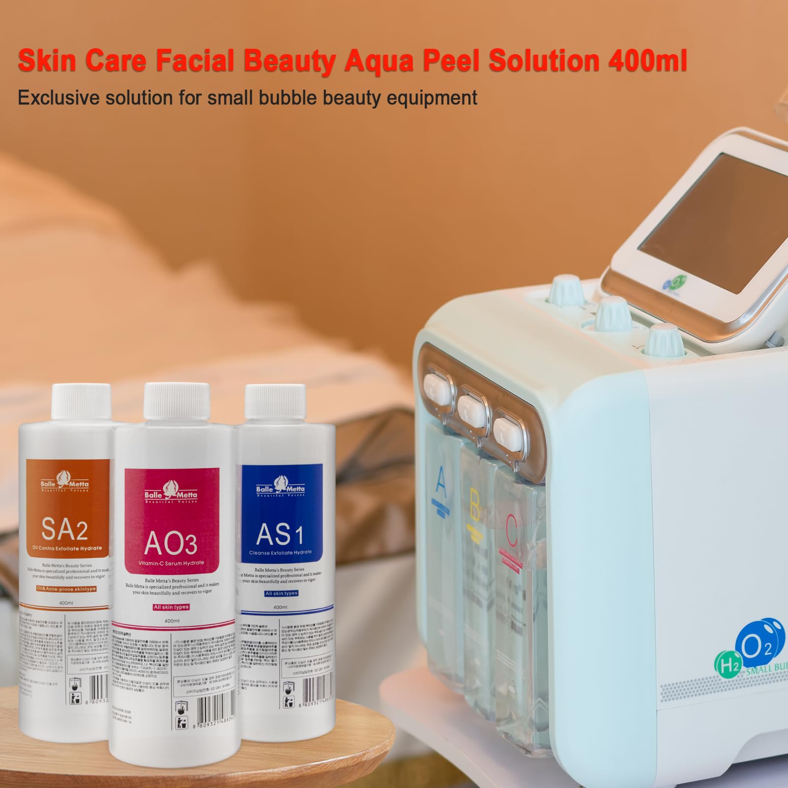 Elitzia Aqua Peeling Solution Hydro Facial Aquapeel Serum Skin Care As1 Sa2 Ao3 For Hydro Facial Dermabrasion Machine Face Clean