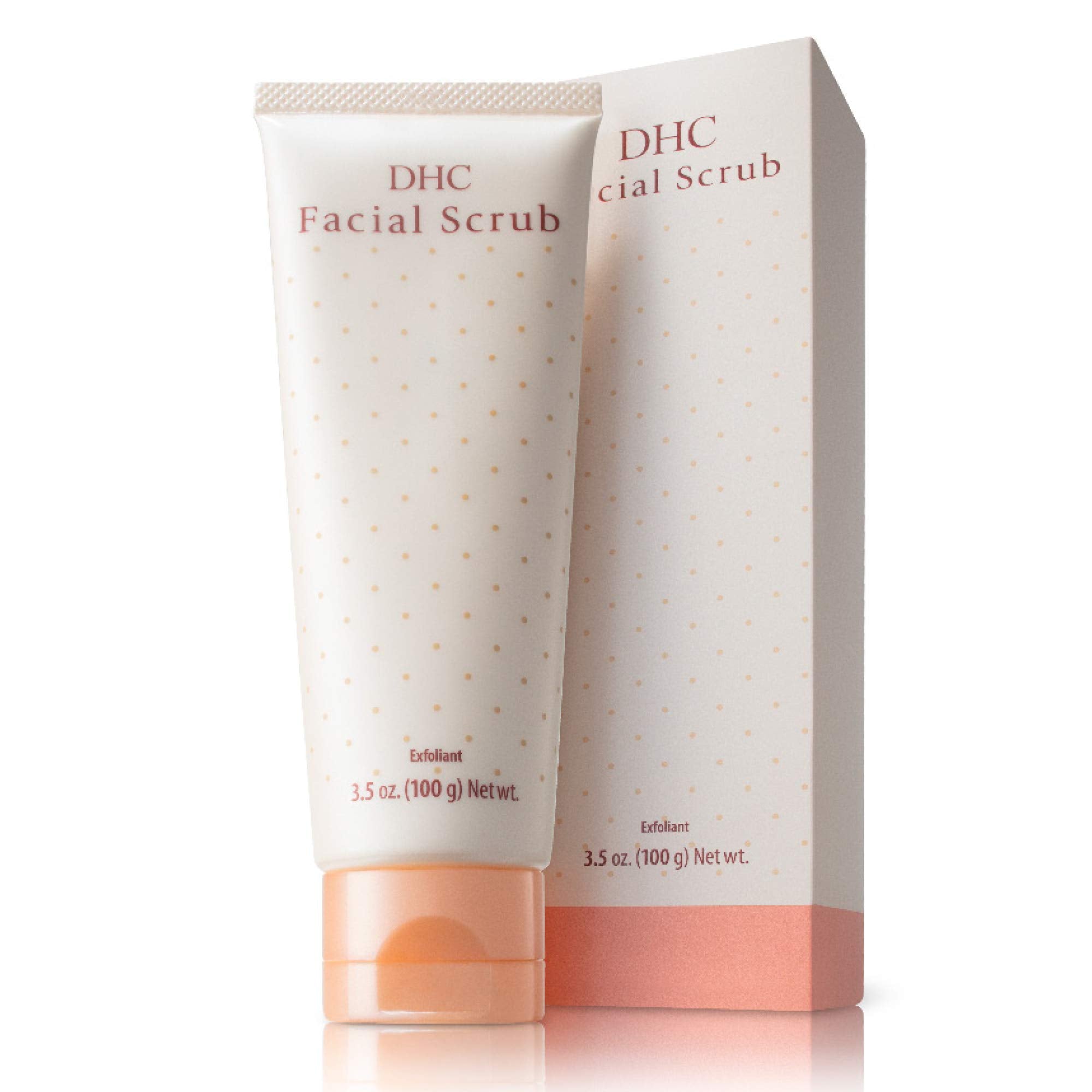 DHC Facial Scrub, Gentle Exfoliating Scrub, Creamy Microbead-Free Cleanser, Smooth, Hydrating, Clearer-Looking Complexion, Ideal