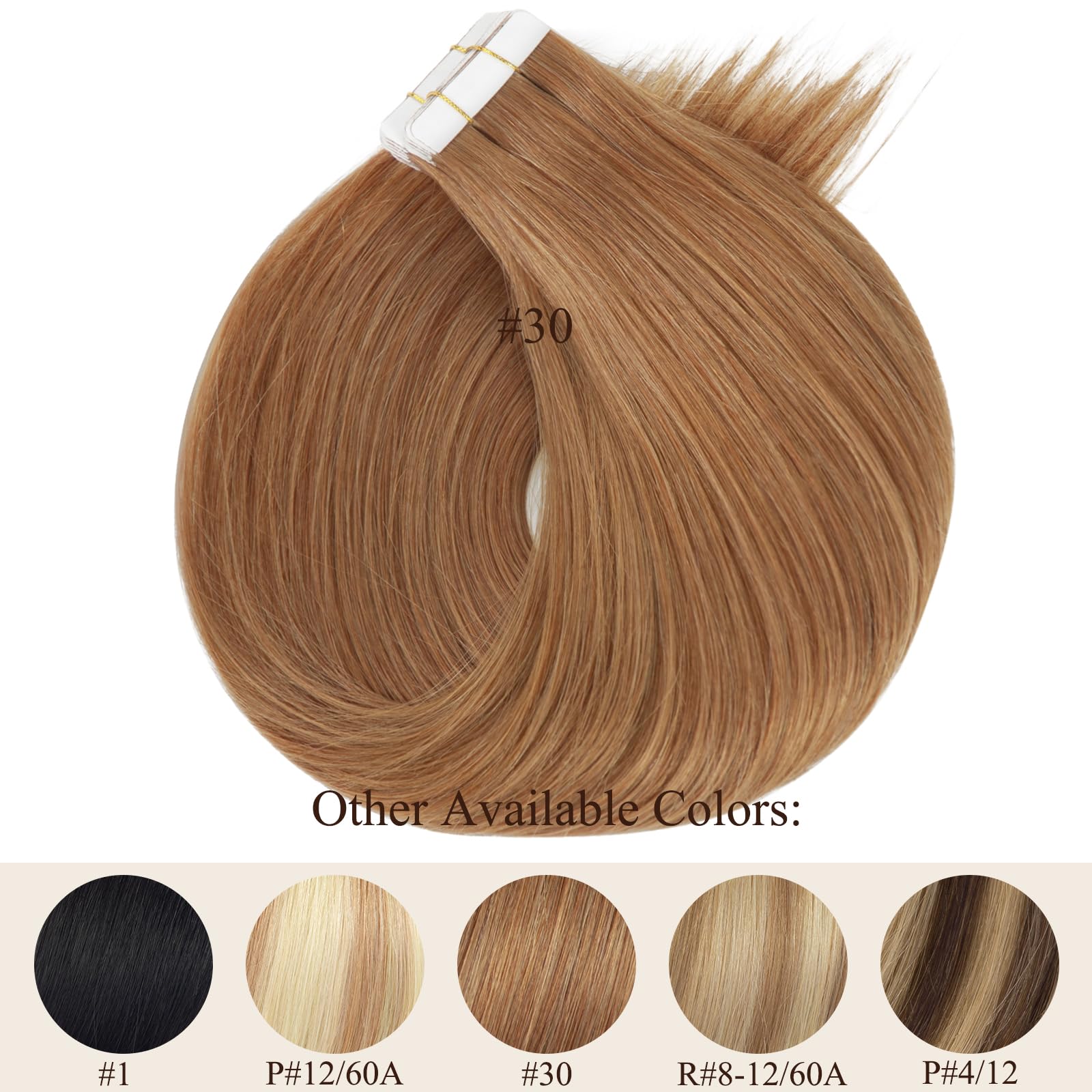 Loxxy Tape In Extensions Human Hair Real Remy Hair Extensions Tape In Human Hair Natural Silky Straight Invisible Double Sided R