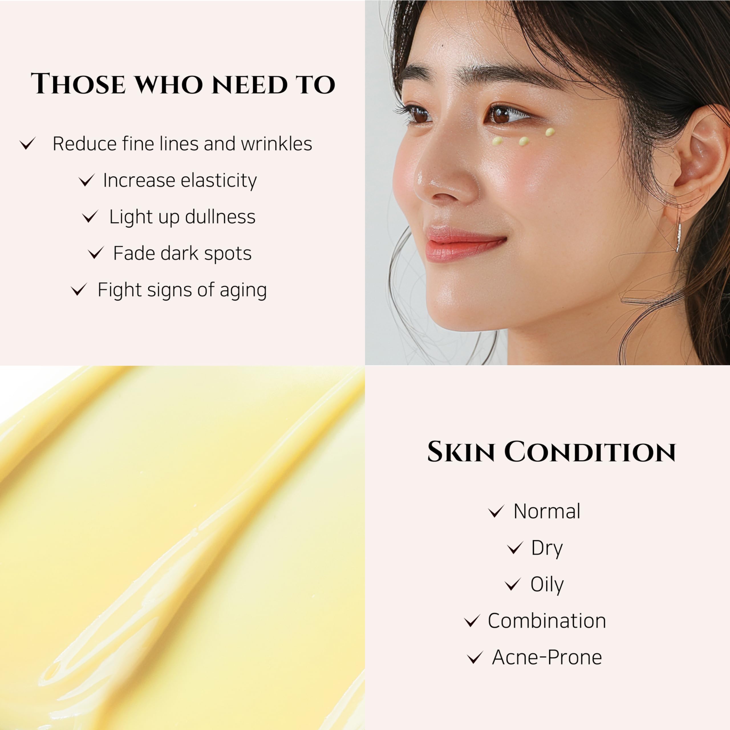 Beauty Of Joseon Revive Eye Serum With Retinal Niacinamide Correction For Puffy Eye Bags Fine Lines Dark Circles Wrinkles, Korea