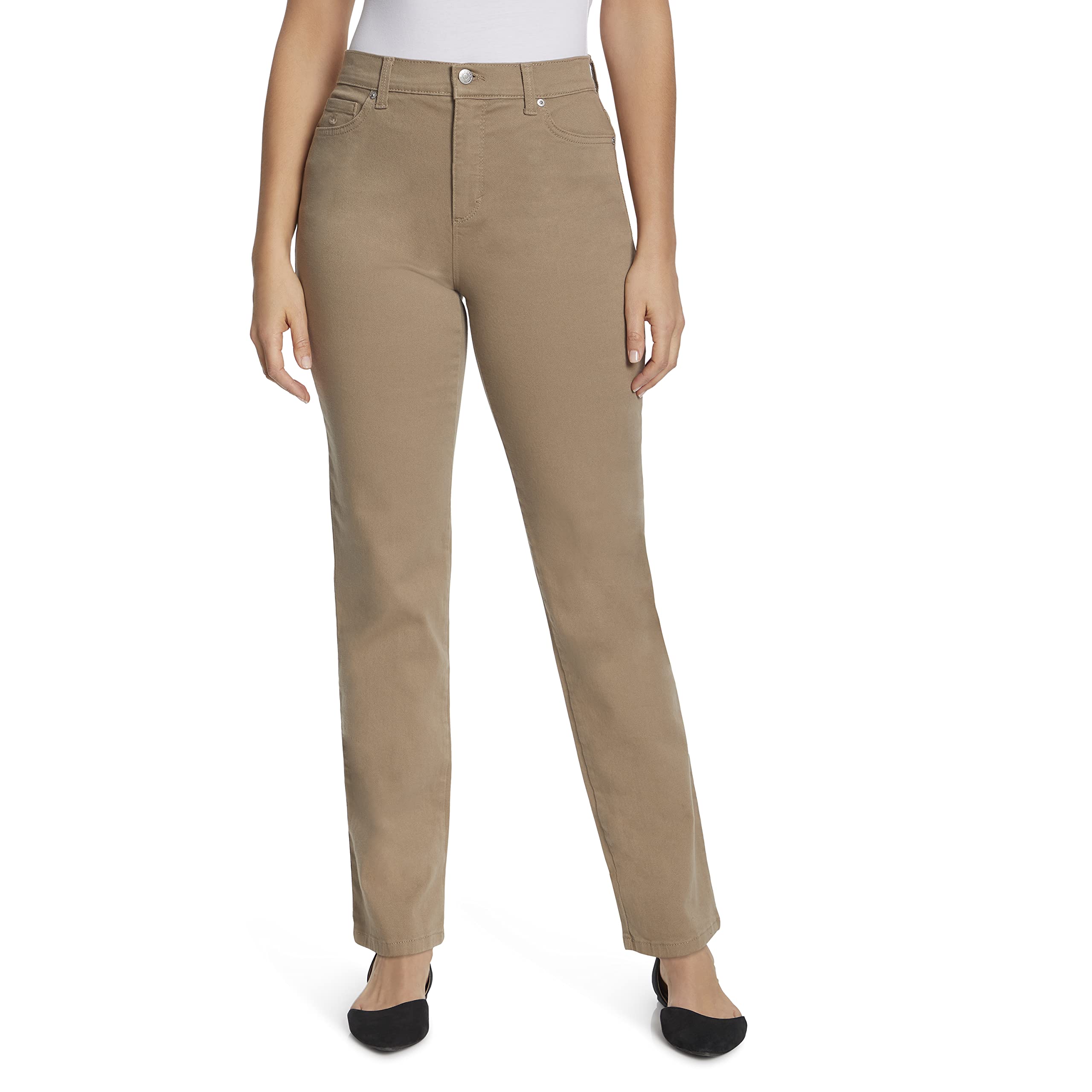 gloria Vanderbilt womens classic Amanda High Rise Tapered Jeans, Hazelnut, 20 US