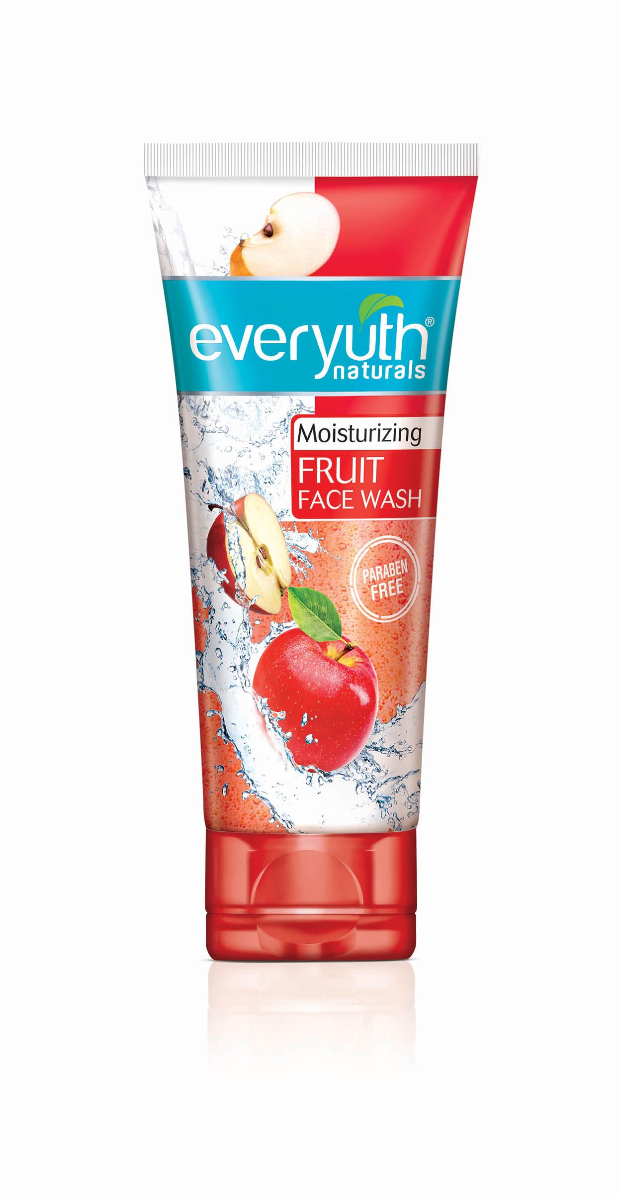 Everyuth Naturals Moisturizing Fruit Gel Face Wash 150G | Refreshing Facial Cleanser | Removes Dirt & Excess Oil | Hydrating For