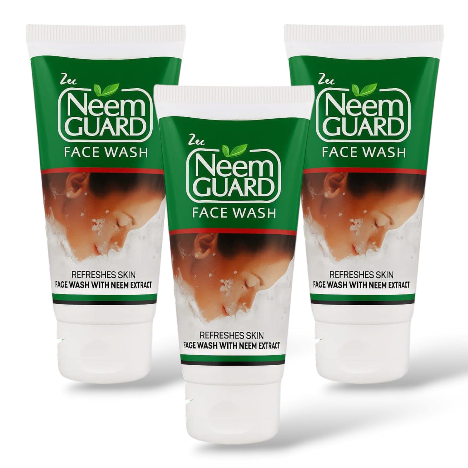 Neem Guard Face Wash With Neem Extract (Pack Of 3)