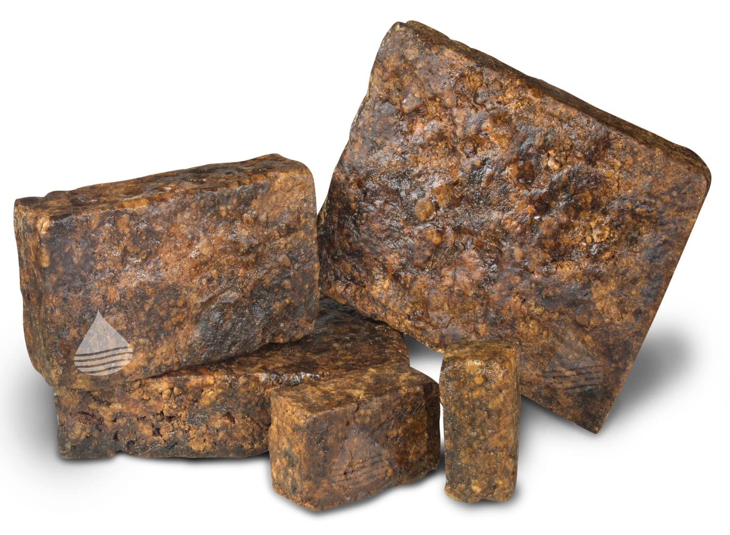 Aroma Depot Raw African Black Soap 8oz 100% Raw Natural soap for Acne, Eczema, Psoriasis, Scar Removal Face And Body Wash. Handm
