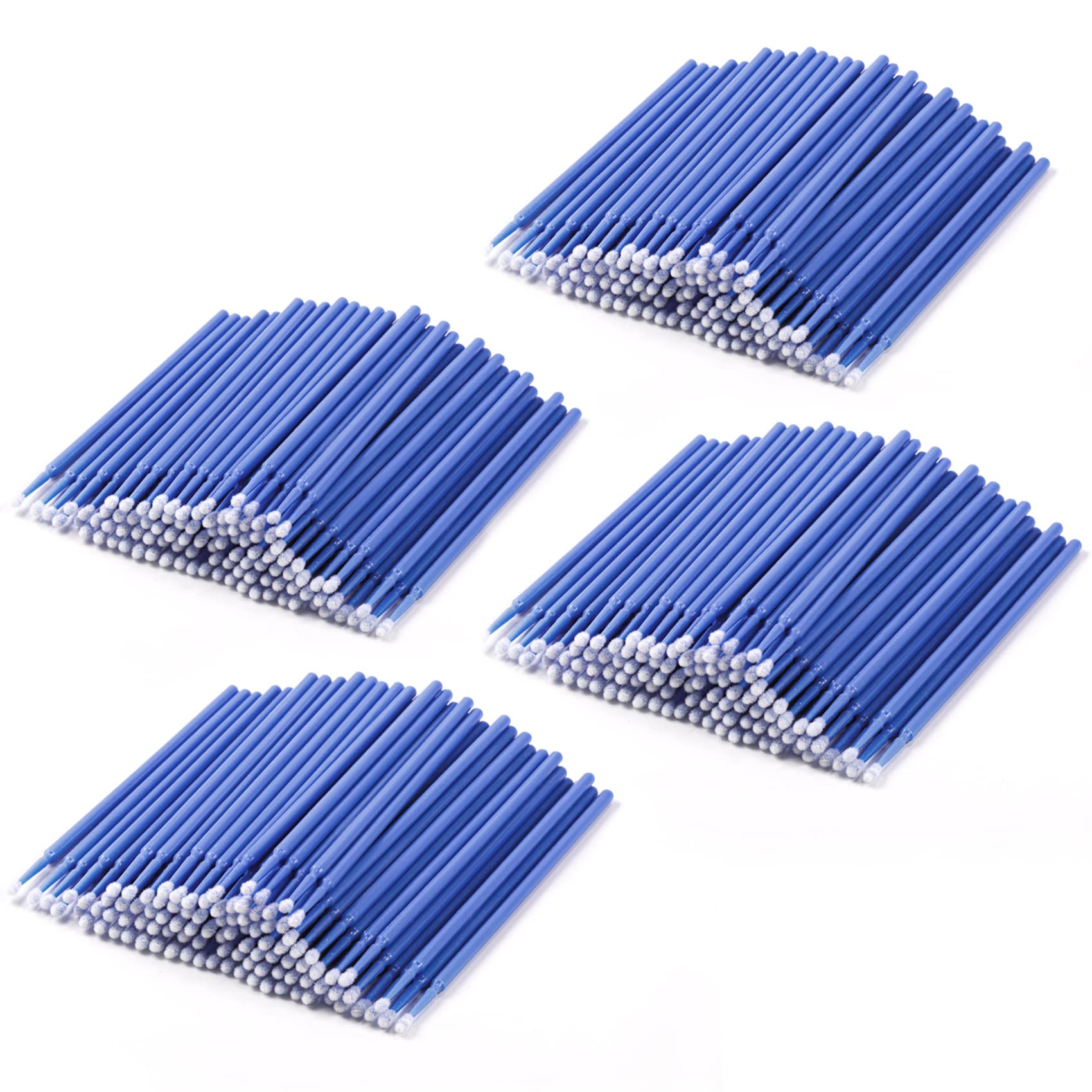 Annhua 400 PCS Disposable Micro Applicators Brush Latisse Application Microfiber Wands Dental Brushes for Eyelash Extension, Ora