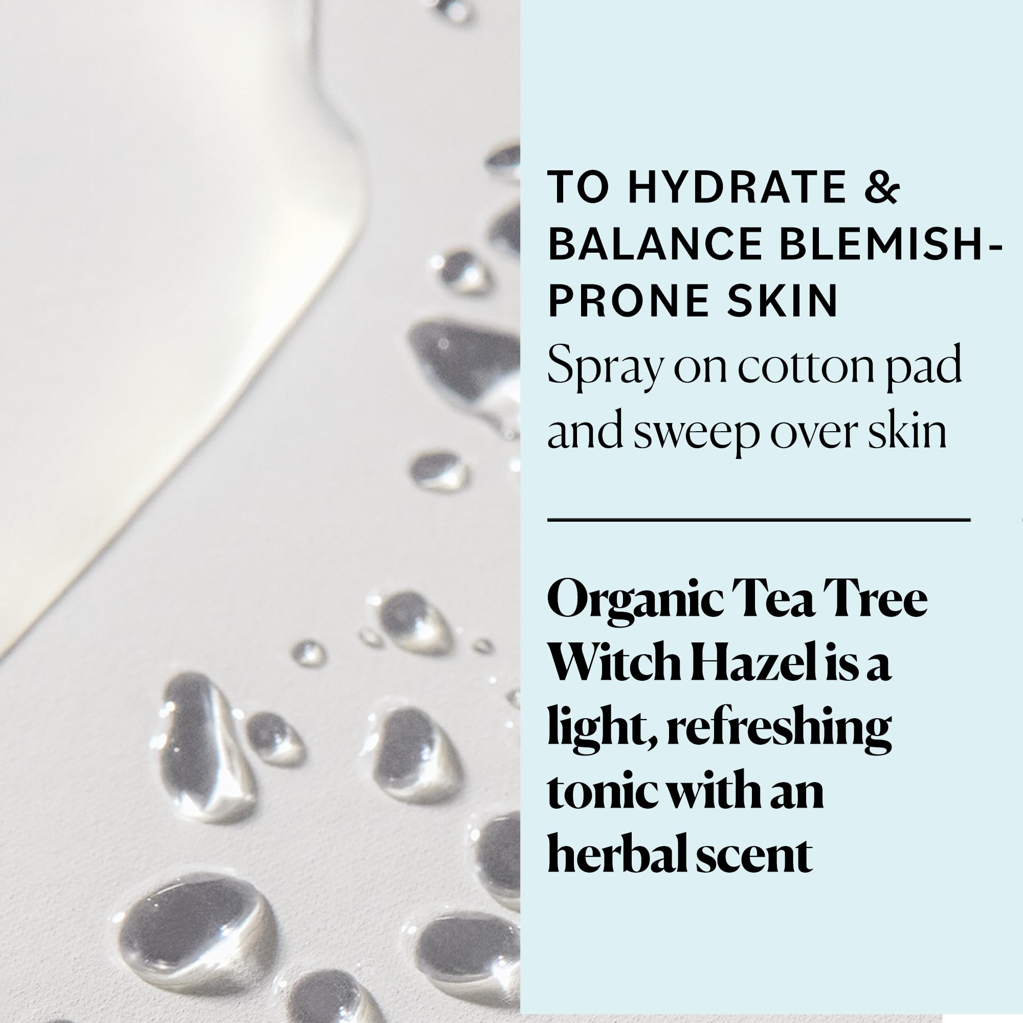 Sky Organics Organic Tea Tree & Witch Hazel Facial Toner, 8 fl oz - Purifying, Hydrating for Blemish-Prone Skin, Minimizes Pores
