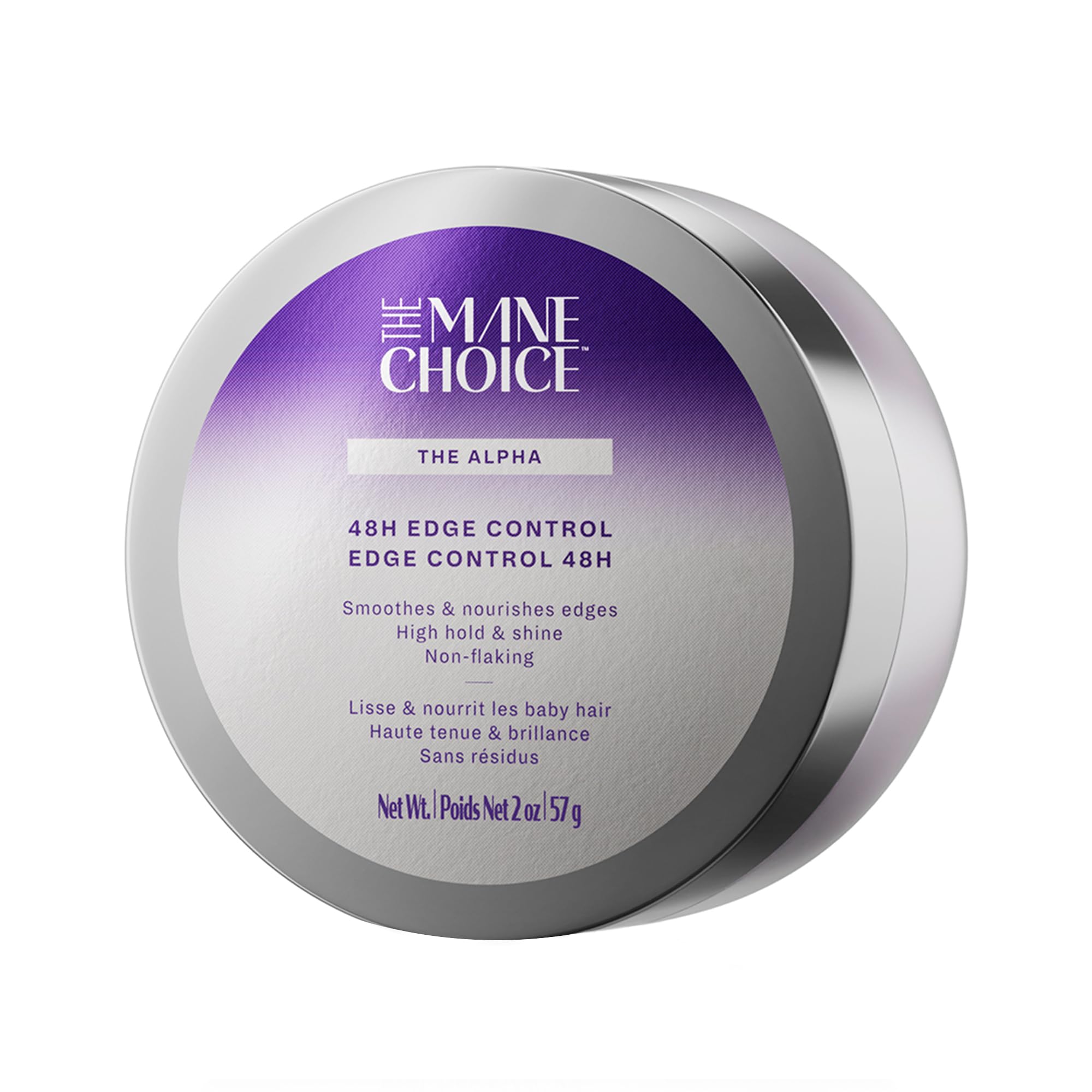 The Mane Choice The Alpha 48H Edge Control, 2 Oz, Smoothes & Nourishes Edges, Hair Gel for Coily, Wavy & Curly Hair, Infused wit