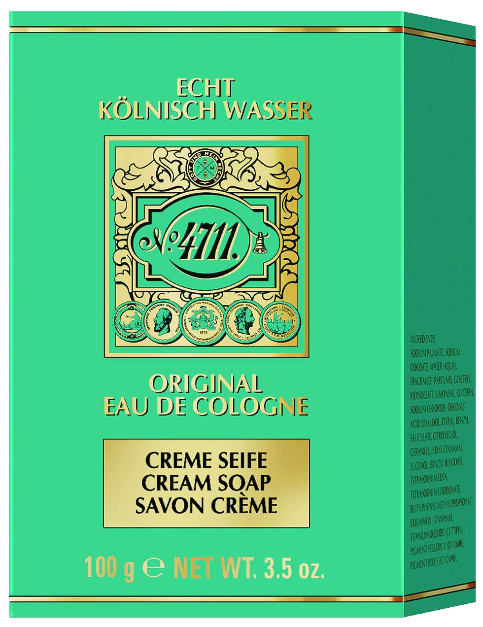 Muelhens 4711 Cream Soap, 3.5 Ounce