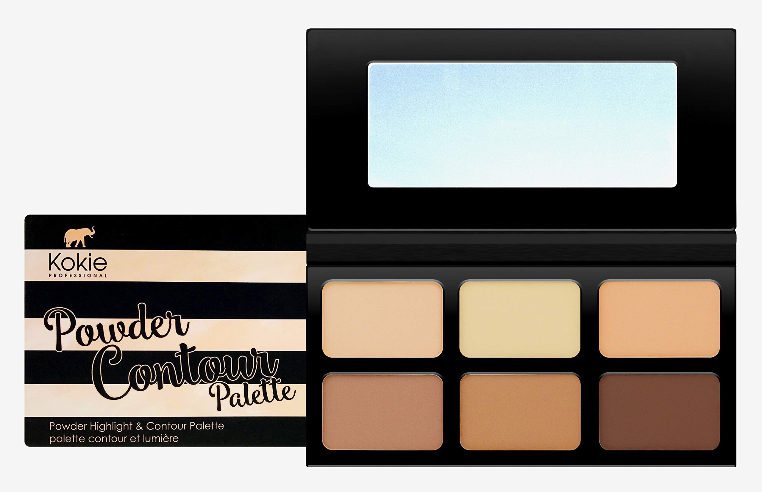 Kokie Cosmetics Powder Contour Kit, Universal, 0.96 Ounce