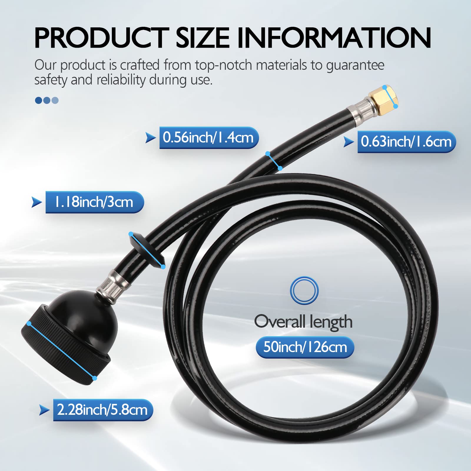 Lukloy Upc Certified Salon Shampoo Bowl Sprayer Head With Black Rubber Hose, Professional Salon Sink Replacement Part For Salon