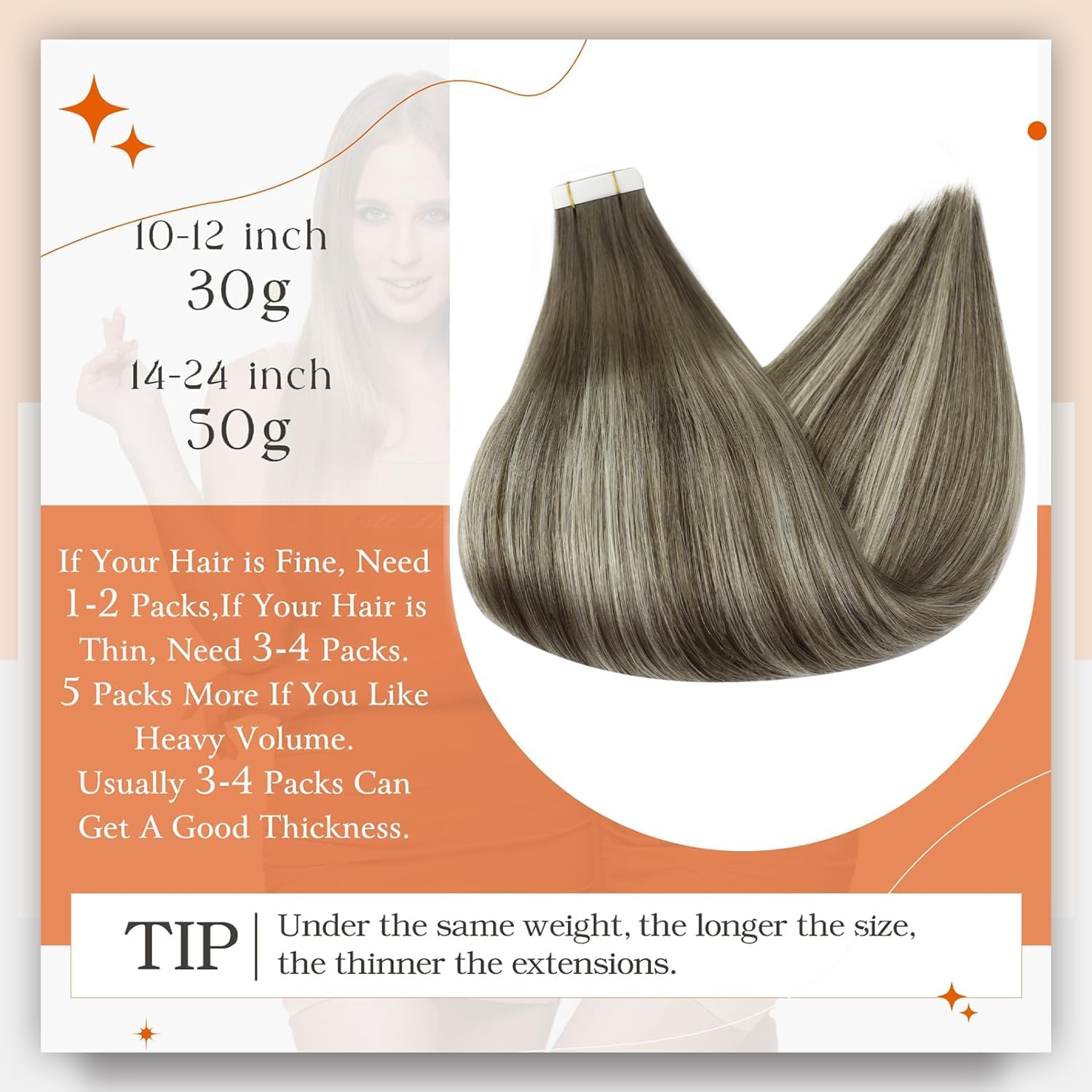 Full Shine Tape Ins Human Hair Extensions Color 7 Brown Fading To 1000 Blonde And 7 Brown Human Hair Extensions Tape In 16 Inch