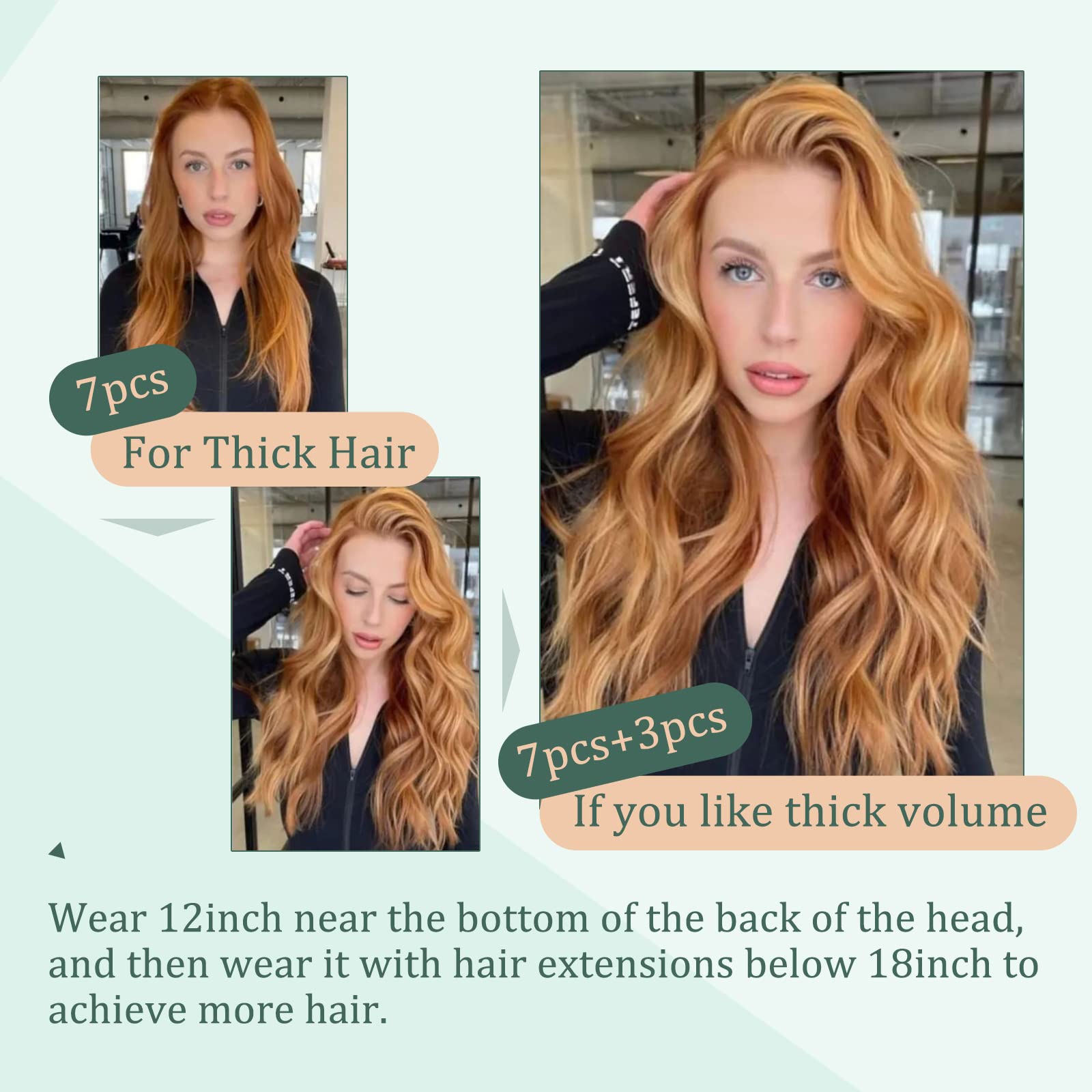 Fshine Black Clip in Hair Extensions Real Human Hair 16 Inch Jet Black Remy Hair Extensions Clip in Human Hair Soft Straight Hai