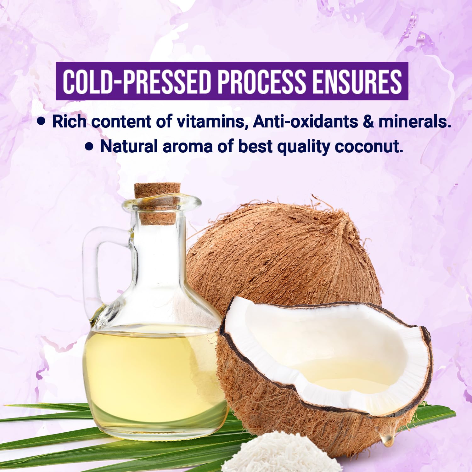 Parachute Advansed SkinPure 100% Organic Extra Virgin Coconut Oil with Vitamin E & F |Face & Body Oil Moisturizer| For Youthful,