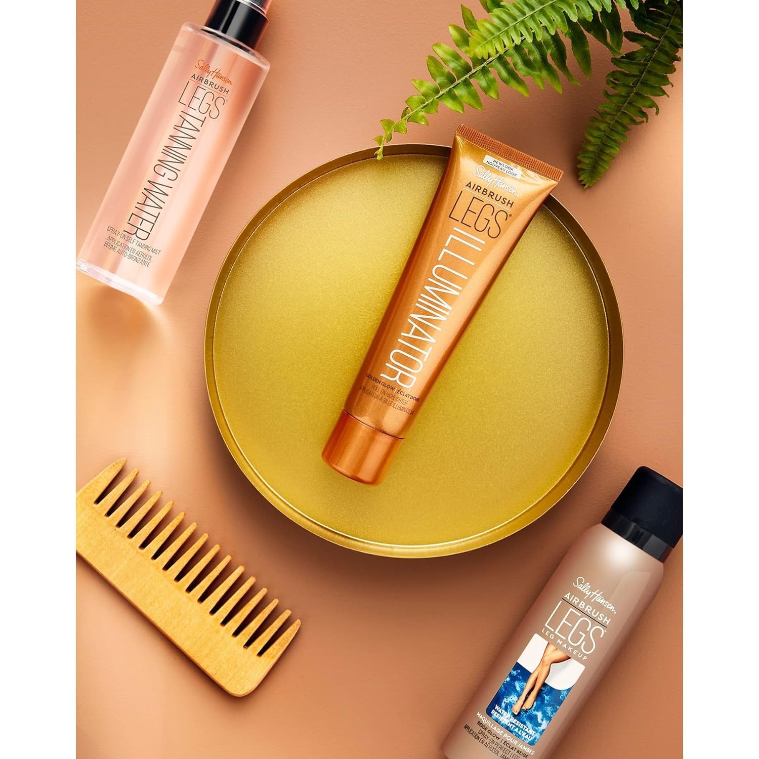 Sally Hansen Airbrush Legs, Leg Makeup, Medium, Easy Application, Flawless Looking Legs, Water Resistant, Transfer Proof Lotion