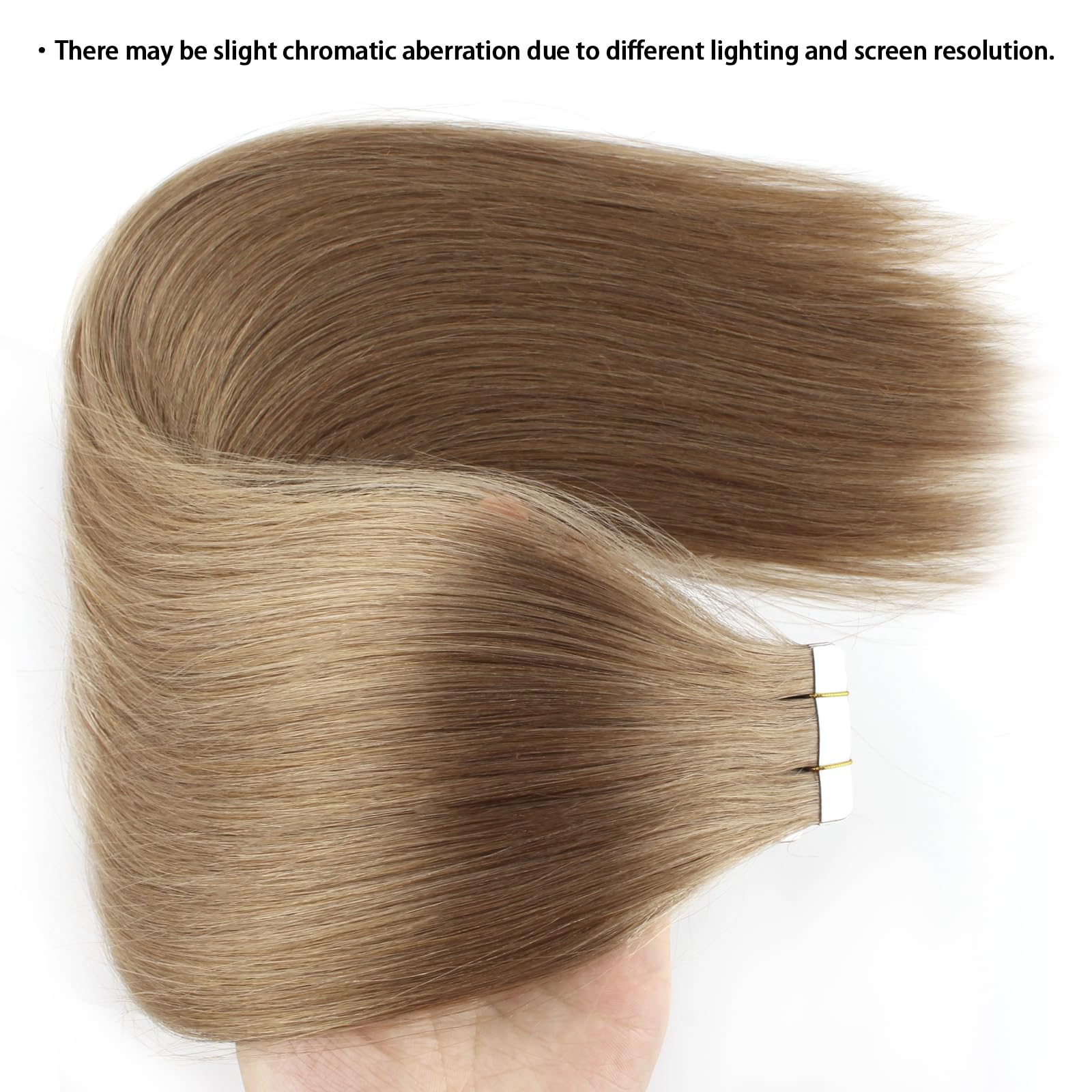 Abh Amazingbeauty Hair Tape In Extensions Real Remy Human Hair, Invisible, Seamless And Reusable, 50G 20Pcs, Chestnut Brown Colo