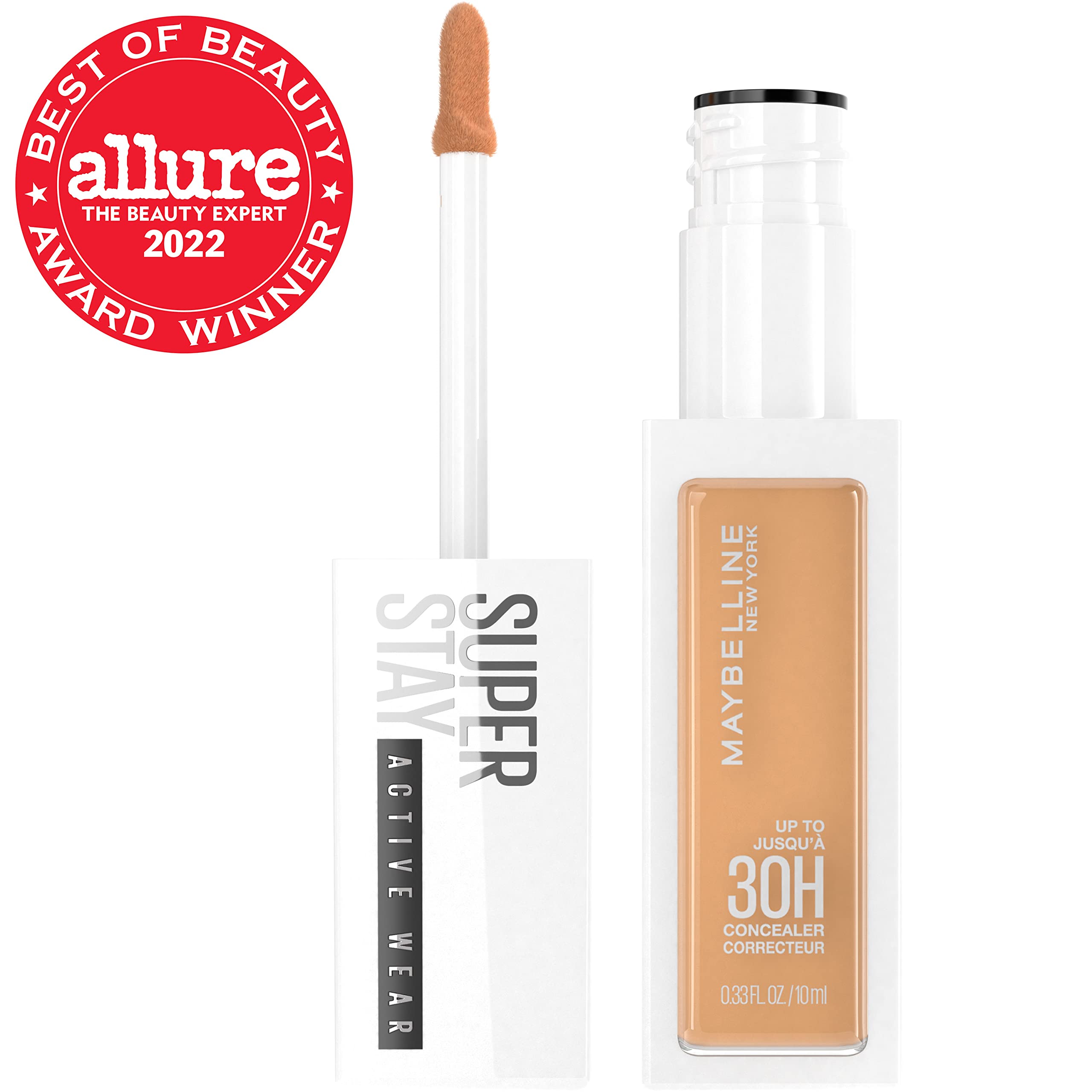 Maybelline Super Stay Liquid Concealer Makeup, Full Coverage Concealer, Up To 30 Hour Wear, Transfer Resistant, Natural Matte Fi