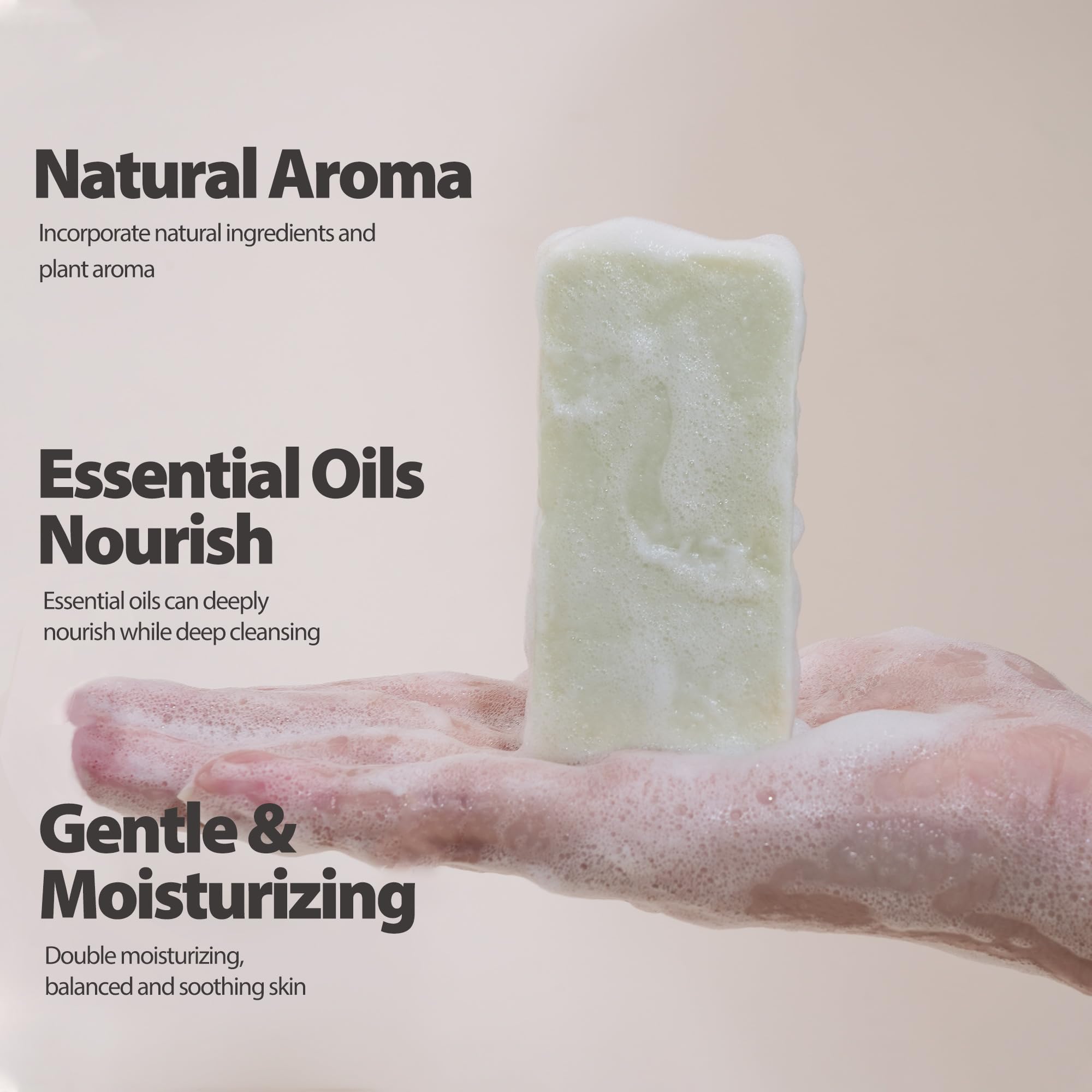 Natural Soaps Made With Premium Essential Oils, Body Soap Bars Variety Soap Pack, Tea Tree Scented Cleaning Soap 3 Bars, Pure Pl