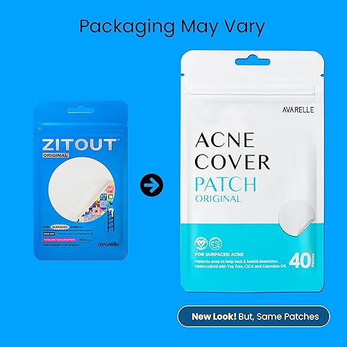 Avarelle Acne Cover Patch  Hydrocolloid Acne Pimple Patches  Zit Patches For Blemishes, Zits And Breakouts With Tea Tree, Calend