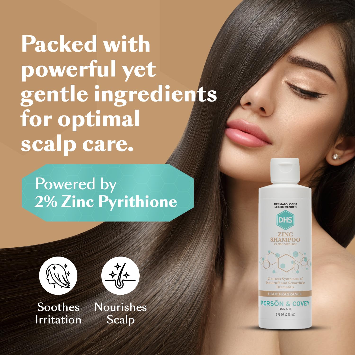 Dhs Zinc Shampoo 8 Oz