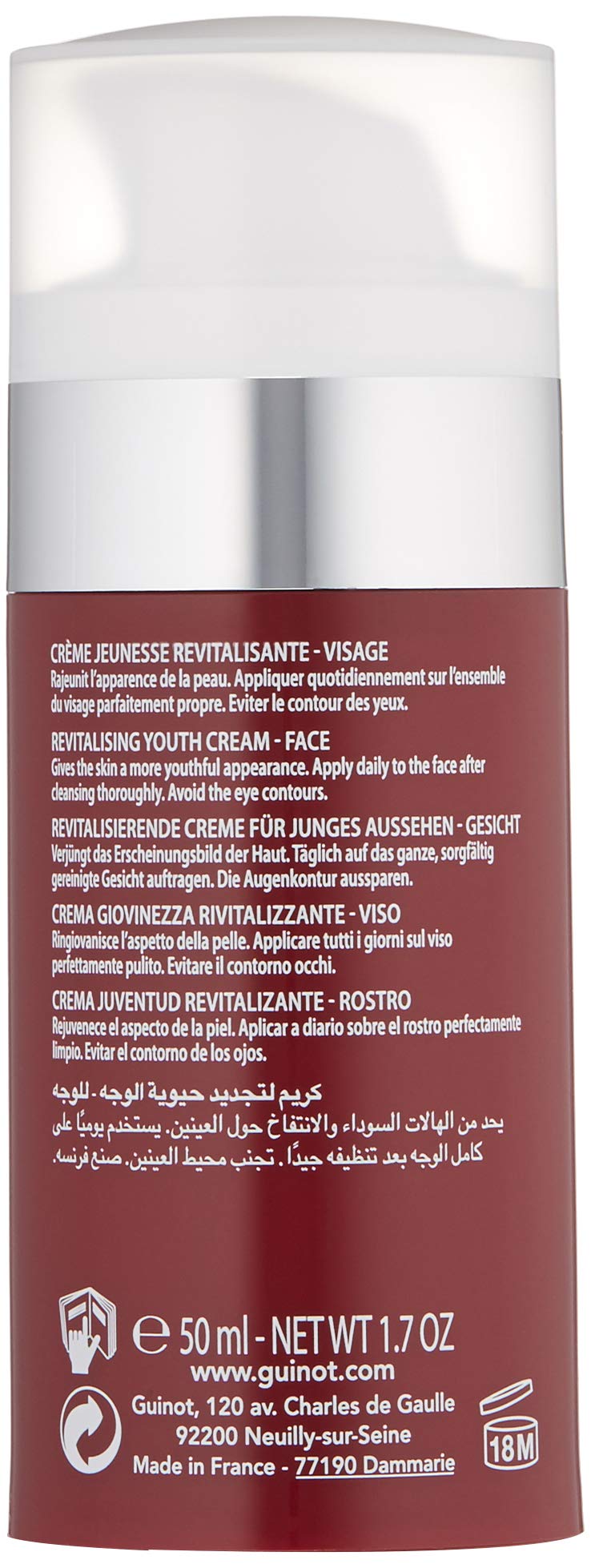 Guinot Longue Vie Cream, 1.7 Oz
