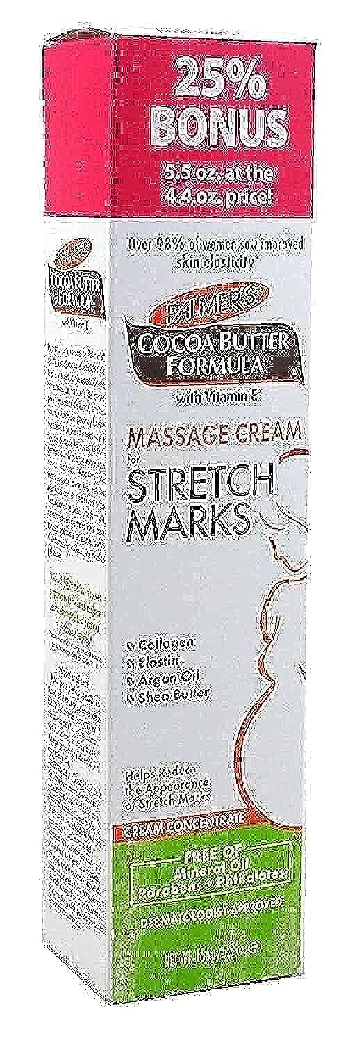Palmer's Cocoa Butter Formula Massage Cream For Stretch Marks 4.40 oz ( Pack of 3)