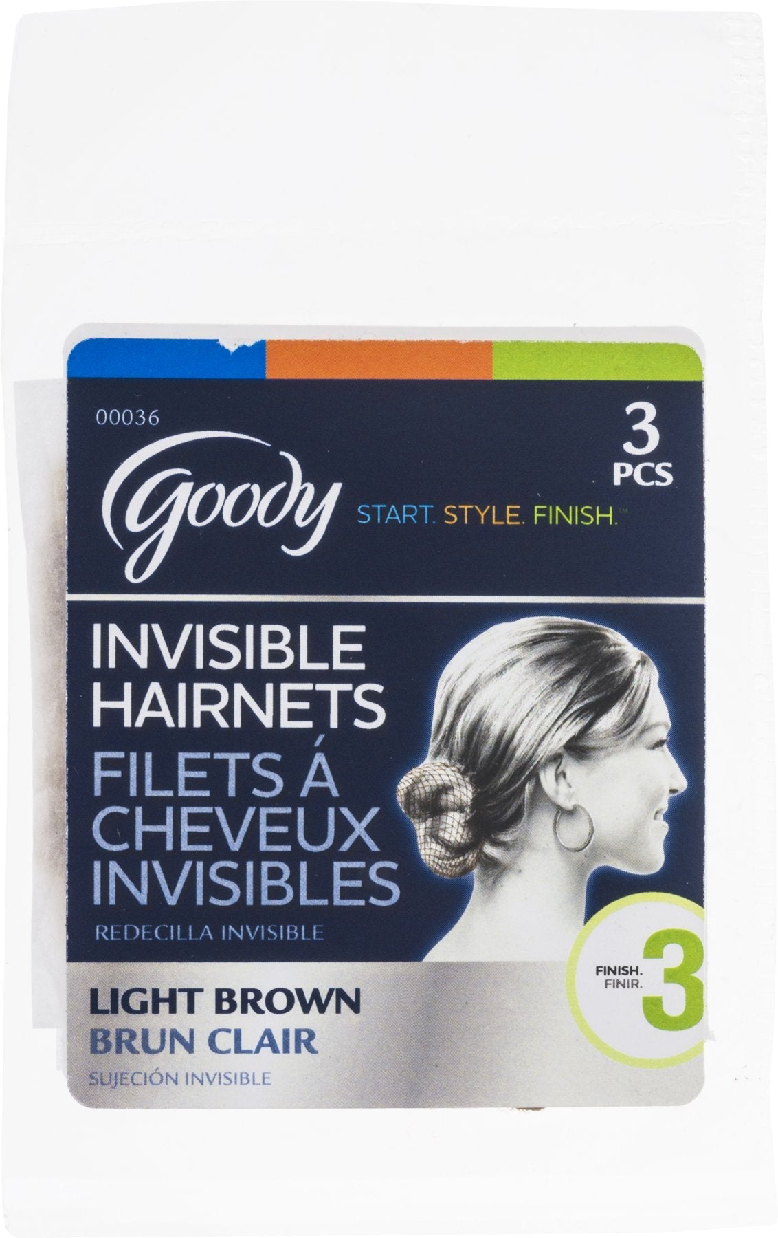 Hair Net Light Brown #10Lb,Goody Products,00036(B)