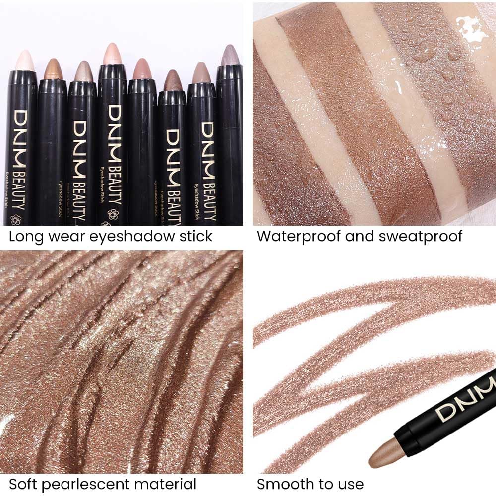 Evpct 2Pcs Cream Eyeshadow Sticks Set For Eyes Waterproof, Bronze Shimmer Matte Eye Shadow Stick Pencil Pen Bulk Sombras En Crem