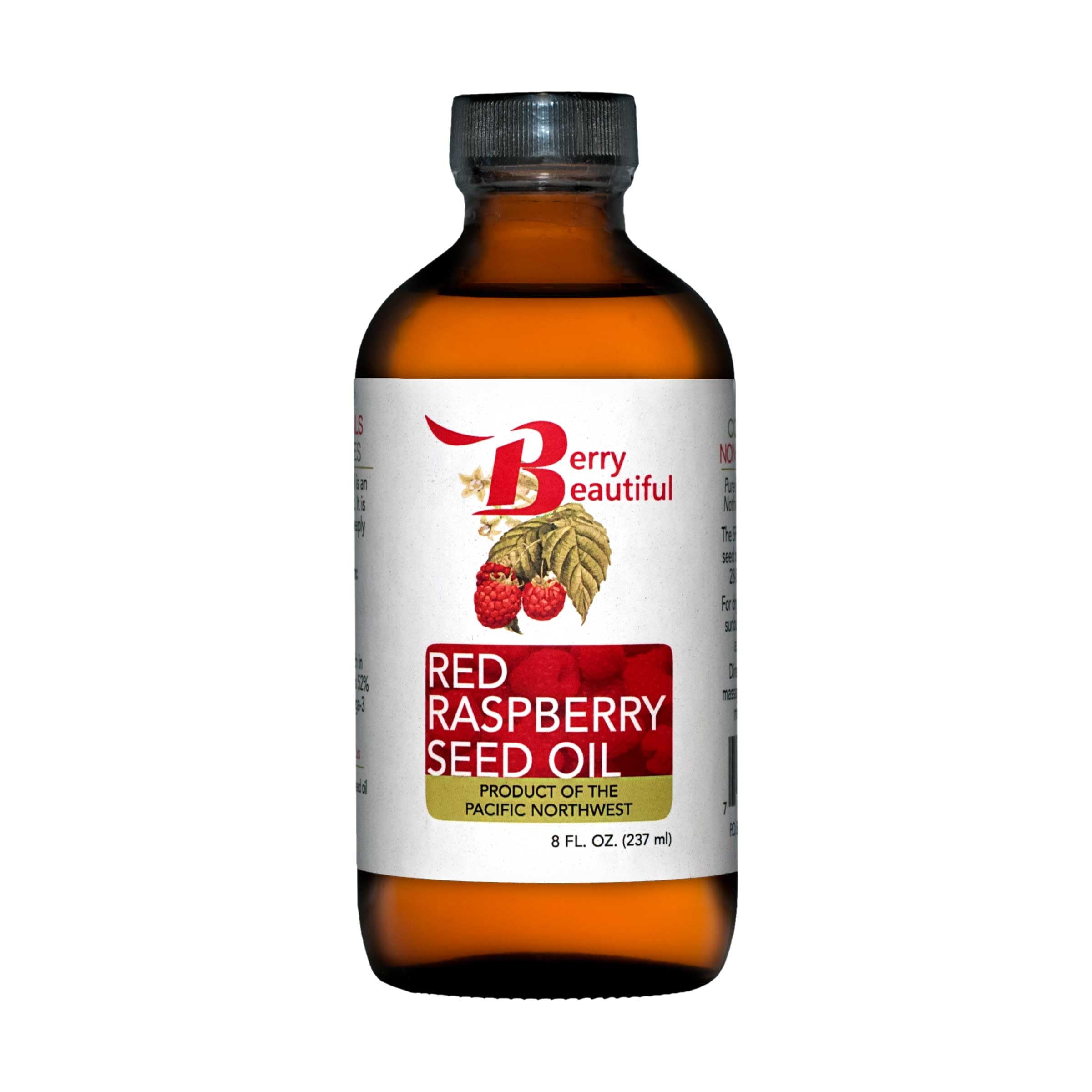 Berry Beautiful Red Raspberry Seed Oil - 8 fl oz - Cold-pressed from Raspberries grown by Northwest Berry Co-op farmers