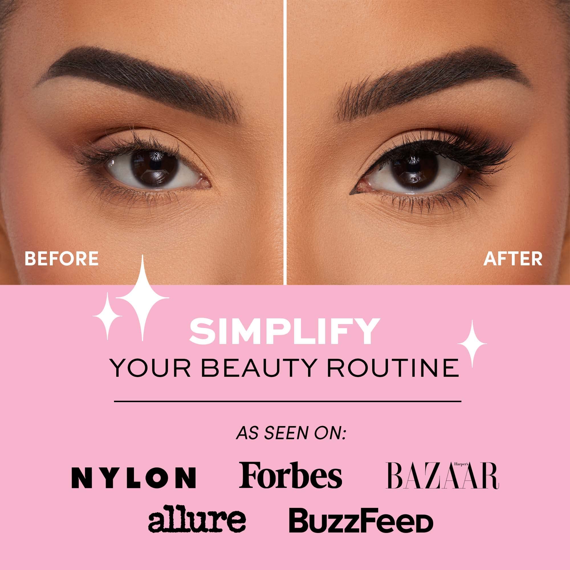 Glamnetic Magnetic Eyelashes - Babygirl | Short Magnetic Lashes, 60 Wears Reusable Faux Mink Lashes, Wispy Round Natural Look -