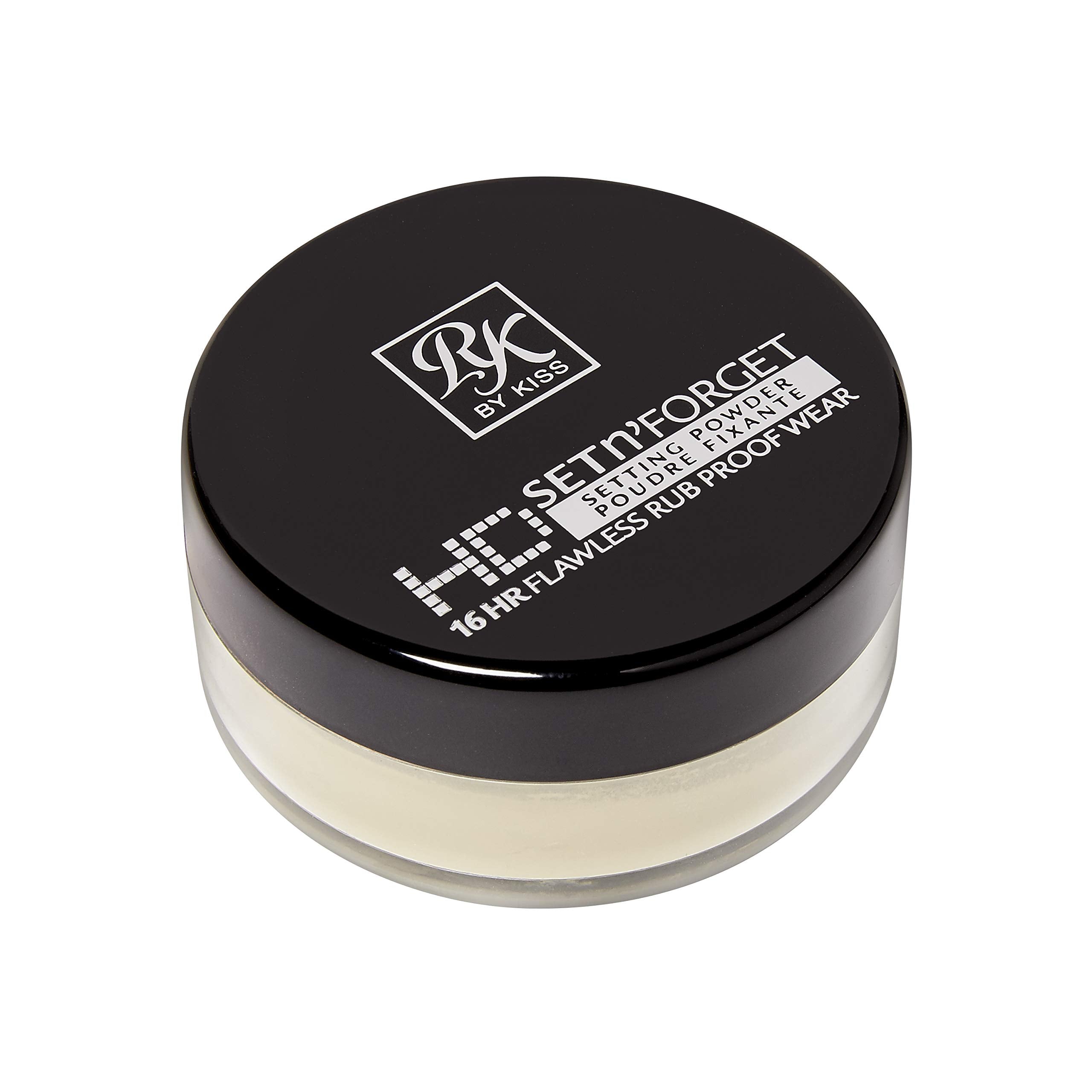 Ruby Kisses Loose Setting Powder 0.4oz, Weightless, Smooths, Mattifying Finish and Shine Control, Pure Silica Mineral Powder (Ba
