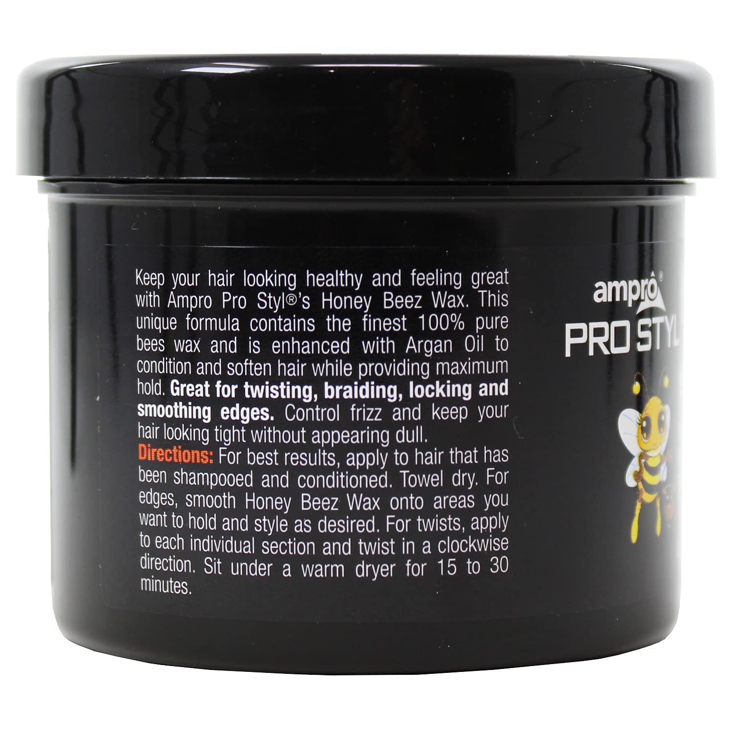 Ampro Honey Beez Wax 4Oz- Black