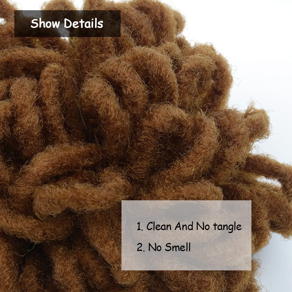 Yinmei Baibian 2Pcs Locs Ponytail Dreadlocks Bun Drawstring Locs Ponytail Hair Braided Petal Bun Chignon Faux Loc Braids Buns Sy
