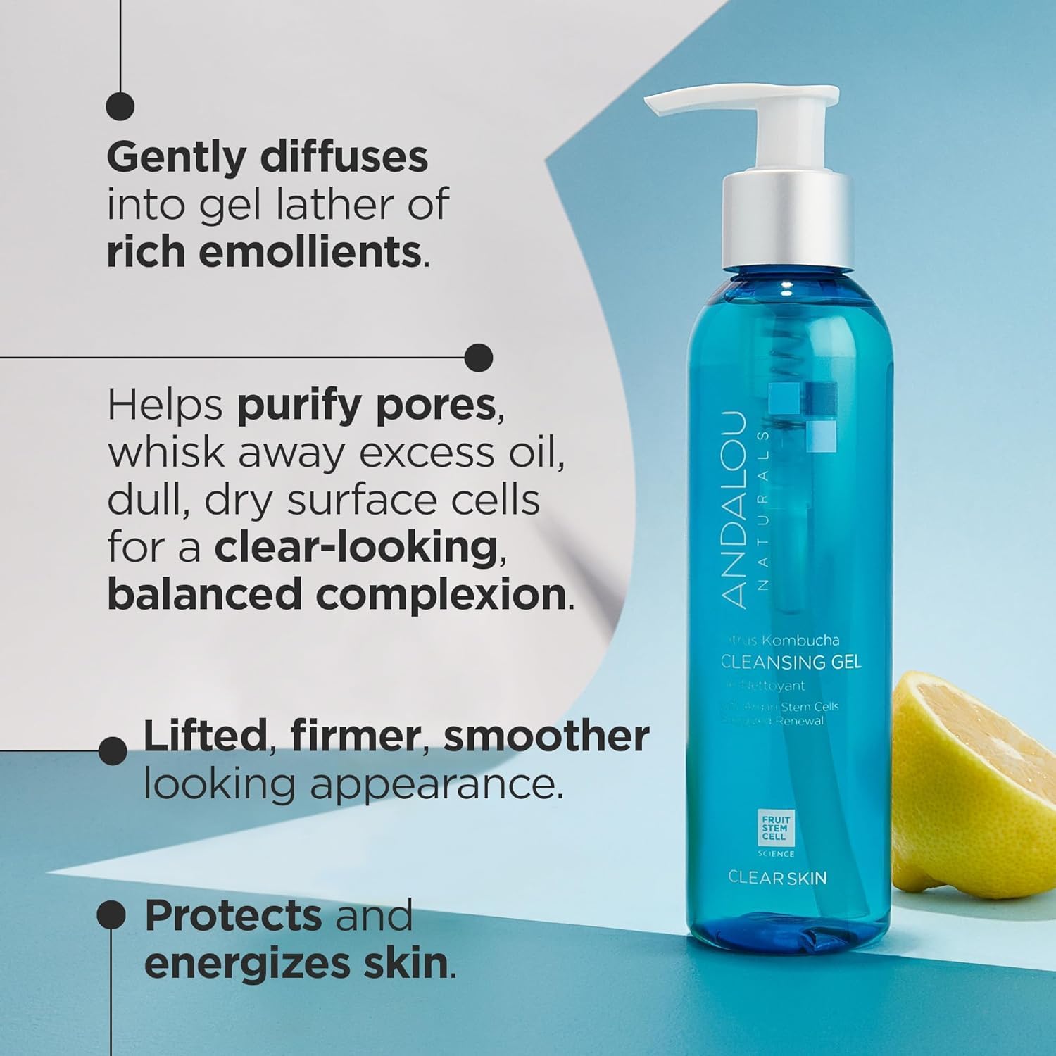 Andalou Naturals Cleasing Gl Ctrs Kombucha