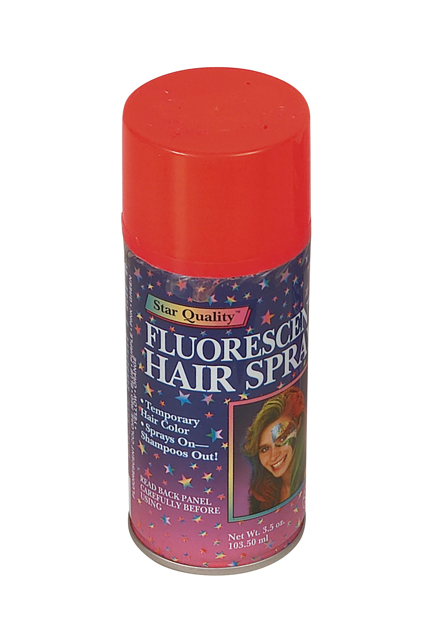 Rubie's Bright Color Hairspray, Red , 3 Ounce (Pack of 1)