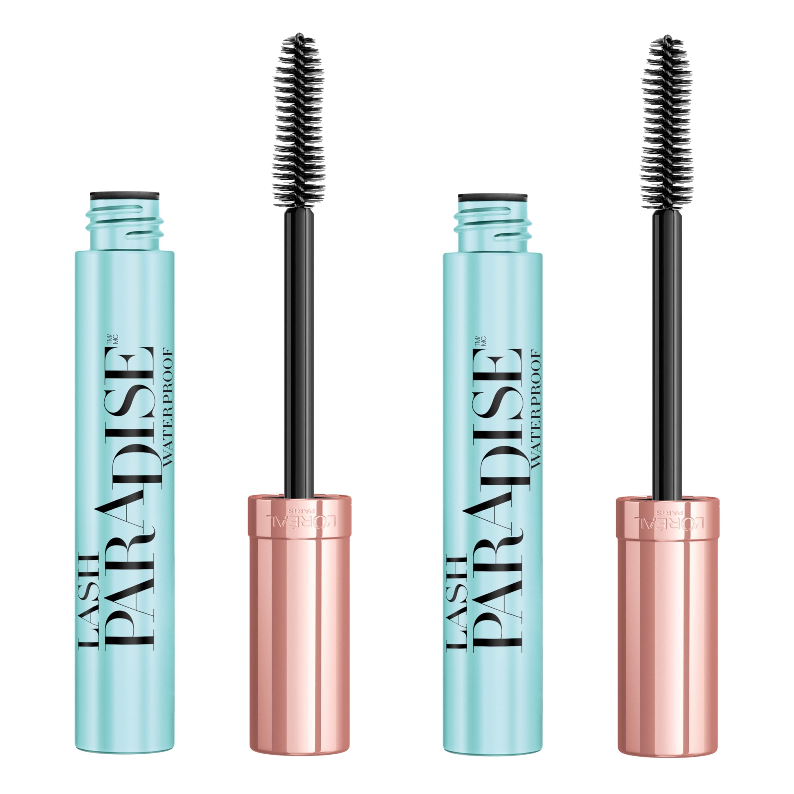 L'Oreal Paris Voluminous Makeup Lash Paradise Waterproof Mascara, Voluptuous Volume, Intense Length, Feathery Soft Full Lashes, 