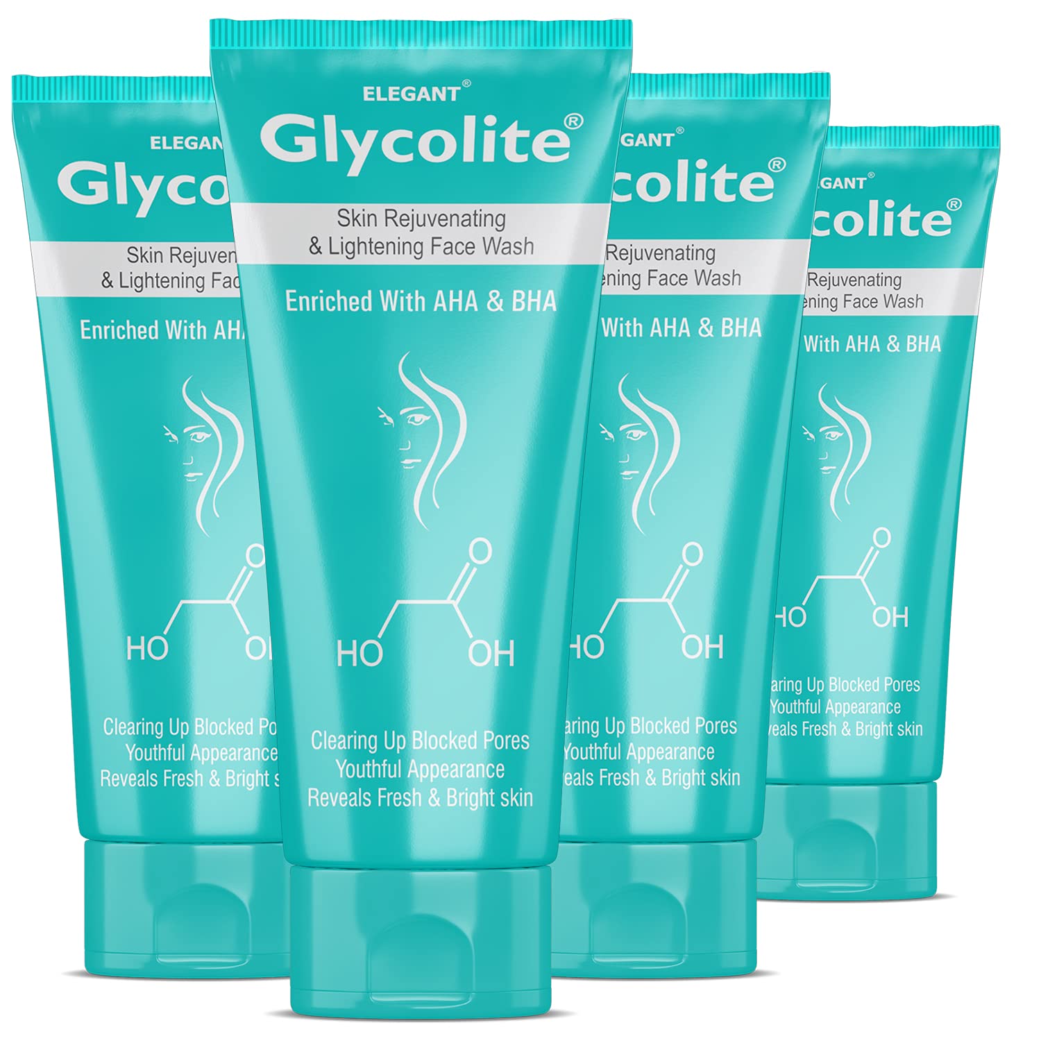 Glycolite Skin Rejuvenating & Lightening Face Wash 60Ml | Improves Texture, Tone, And Appearance | Reveals Face & Bright Skin | 