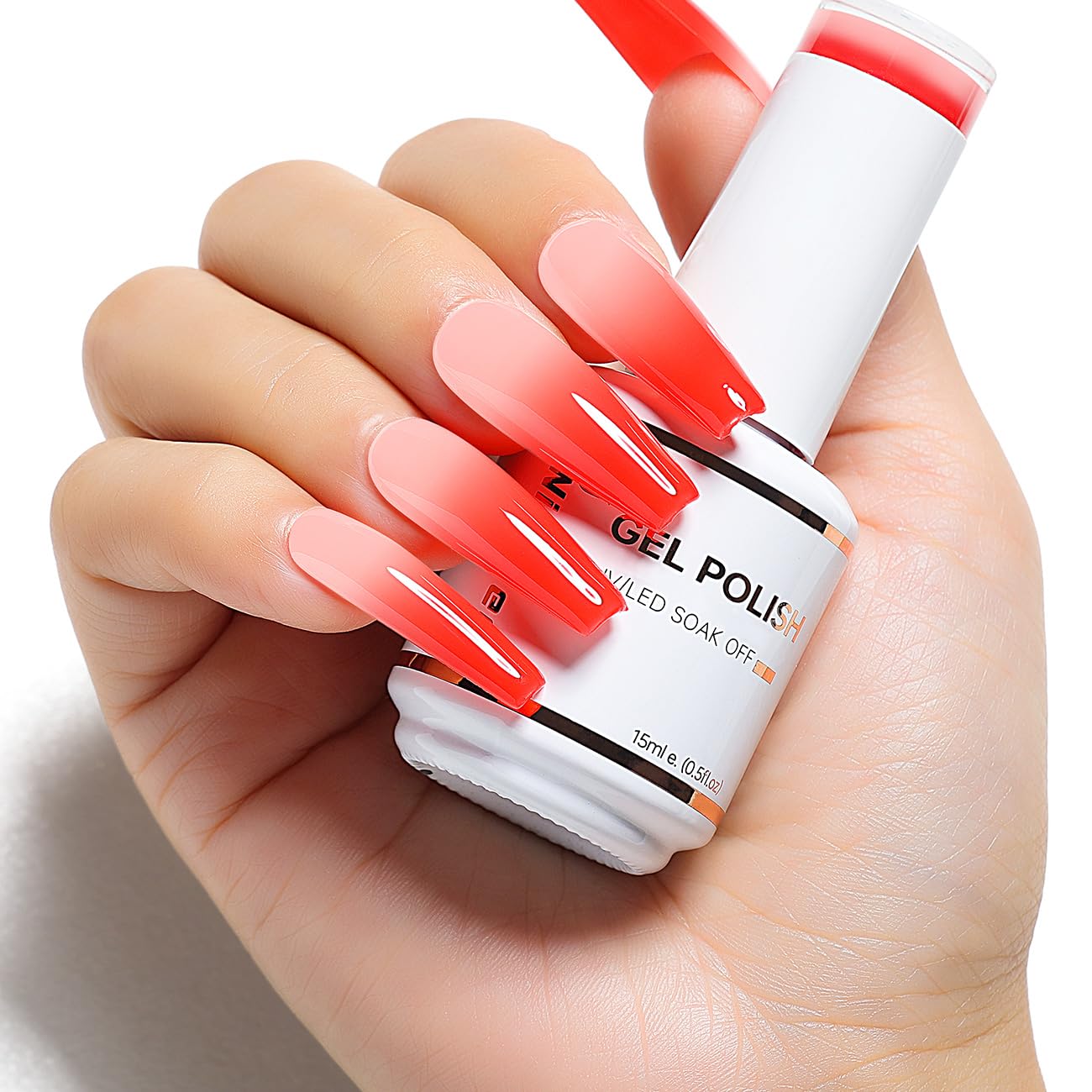 Nicedeco Hema Free Cruelty Free Vegan Gel Nail Polish 1 Pcs 15ml Color Changing Gel Polish Soak Off LED U V Gel for Nail Art Man