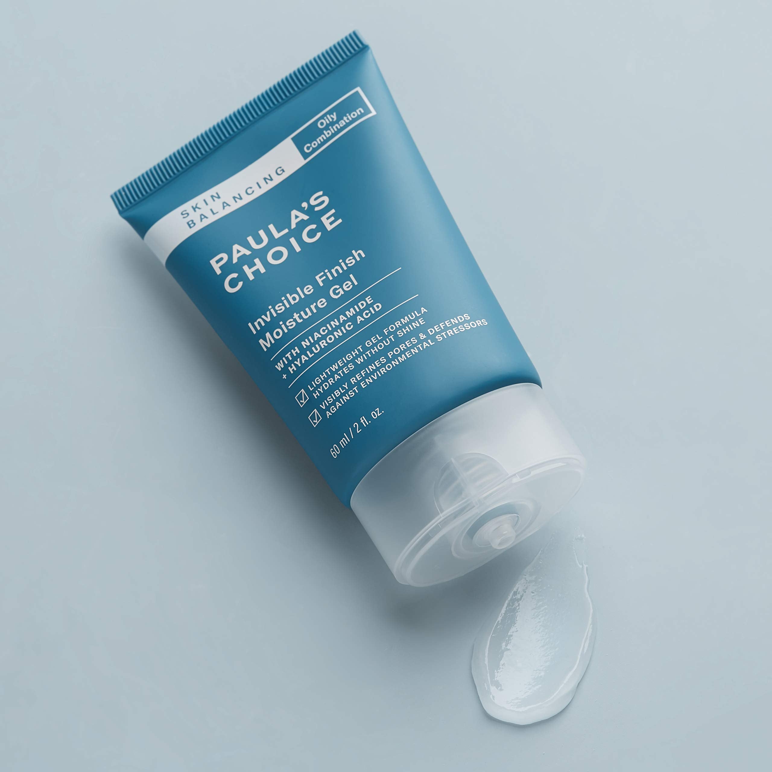 Paula'S Choice Skin Balancing Invisible Finish Gel Moisturizer With Niacinamide & Hyaluronic Acid, Large Pores & Oily Skin, 2 Ou