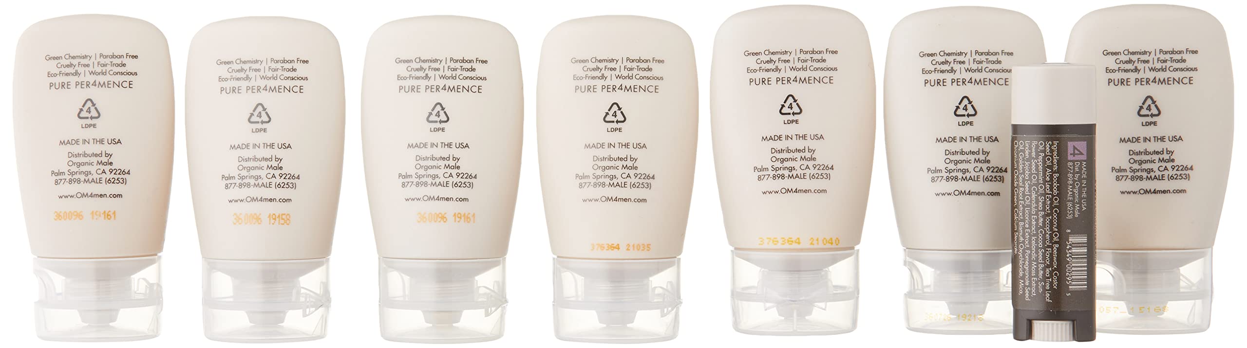 Organic Male OM4 Normal Travel Starter 4-Step RegiMEN - 4 ct
