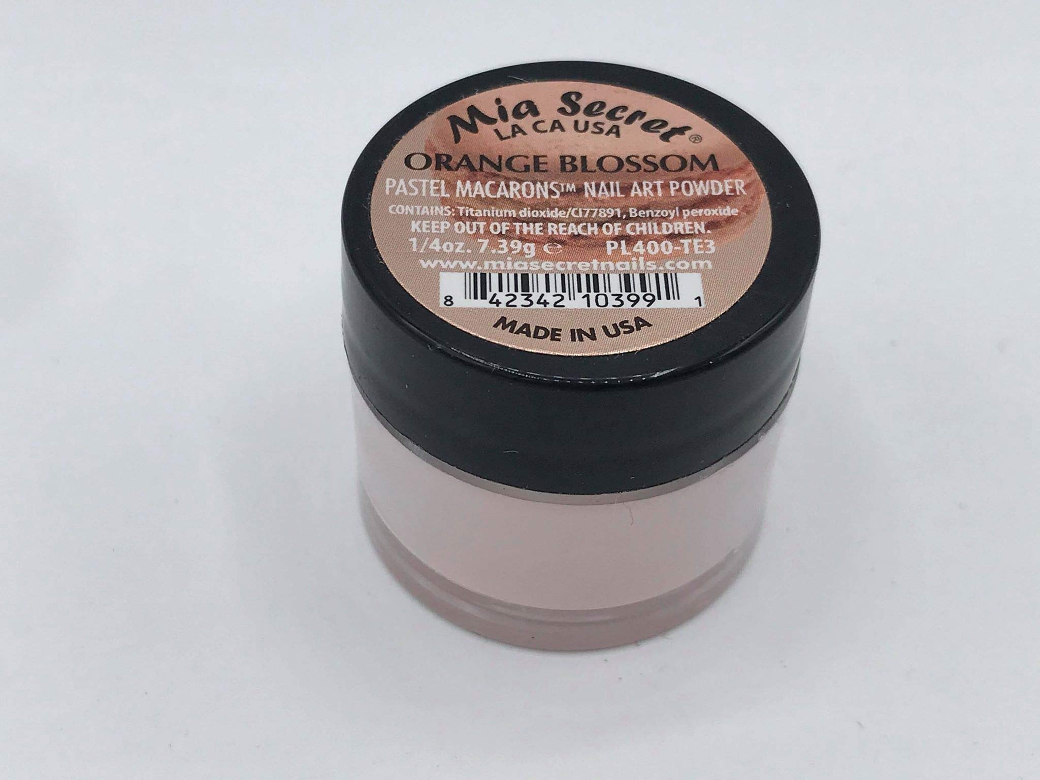 Mia Secret ACRYLIC POWDER  PASTEL MACARONS  SINGLE JAR  PICK YOUR COLOR  2018 Collection! (ORANGE BLOSSOMS)